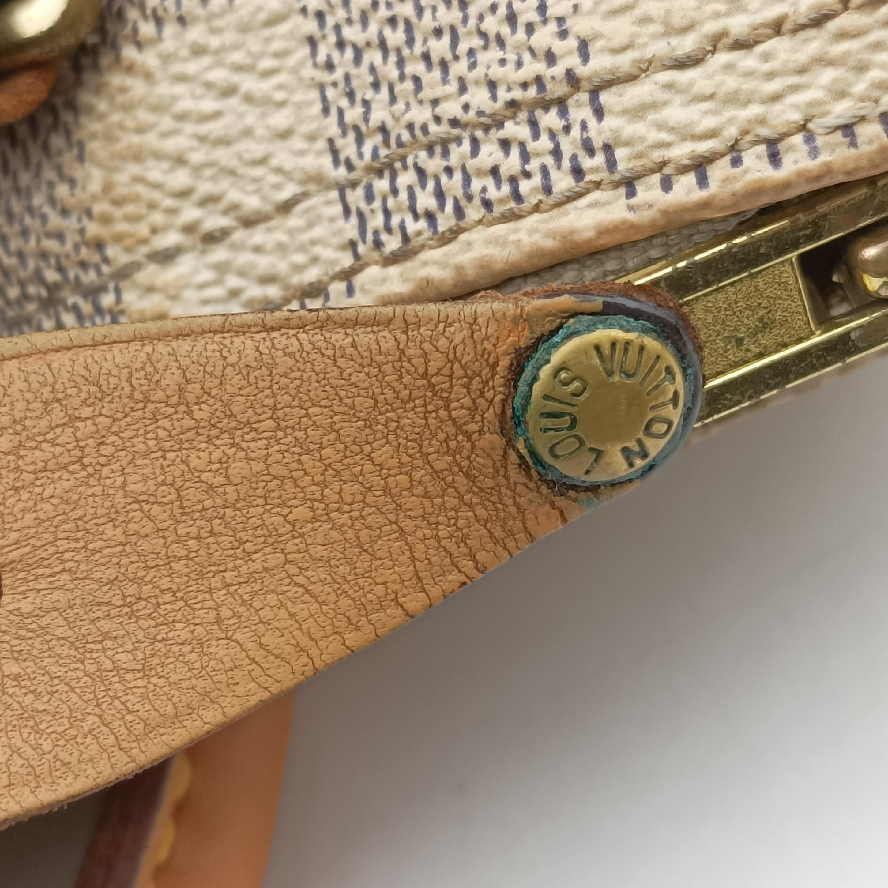 Pre-owned Louis Vuitton SPEEDY 25 Azur Damier Canvas N41534 handbag | stylenewstar