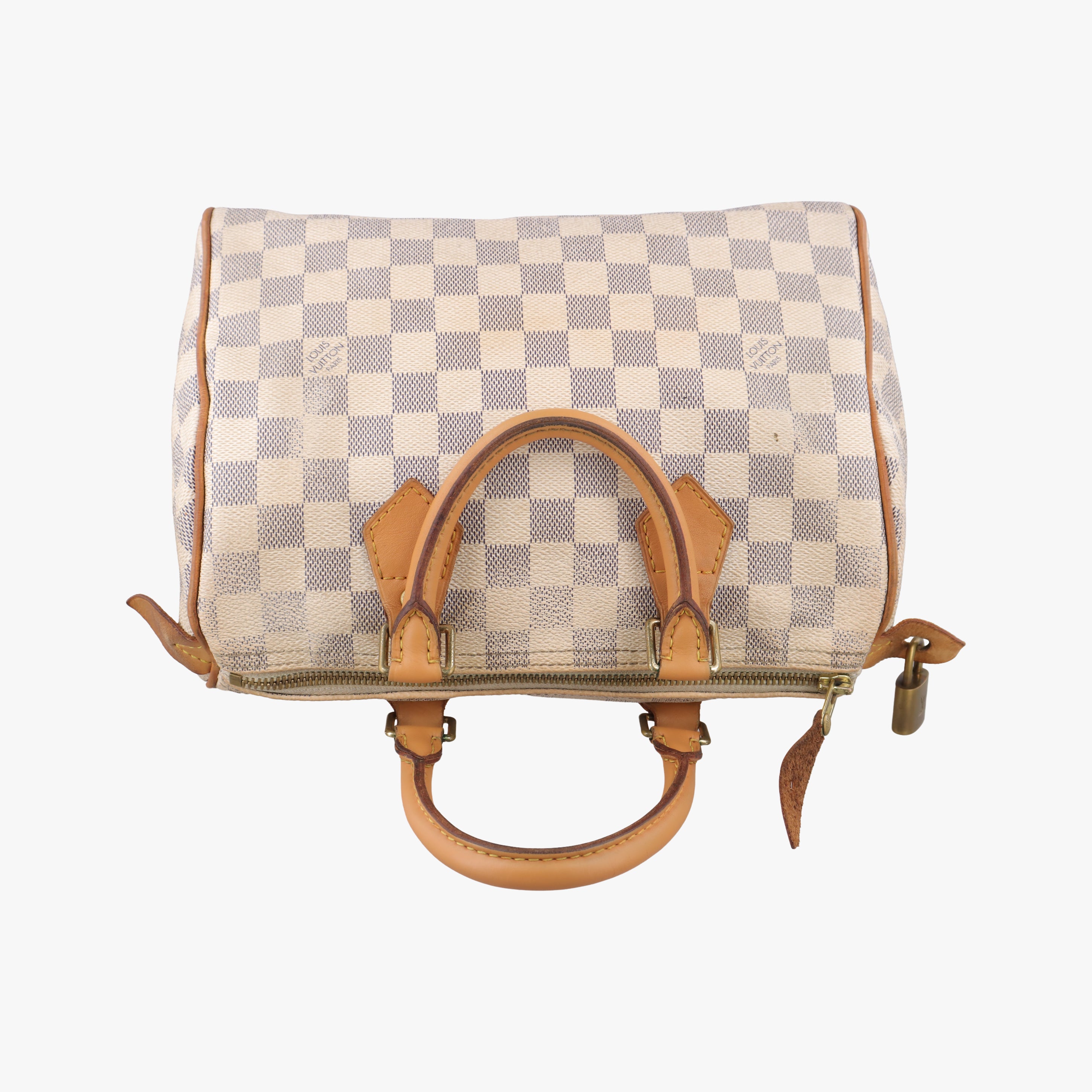 Pre-owned Louis Vuitton SPEEDY 25 Azur Damier Canvas N41534 handbag | stylenewstar