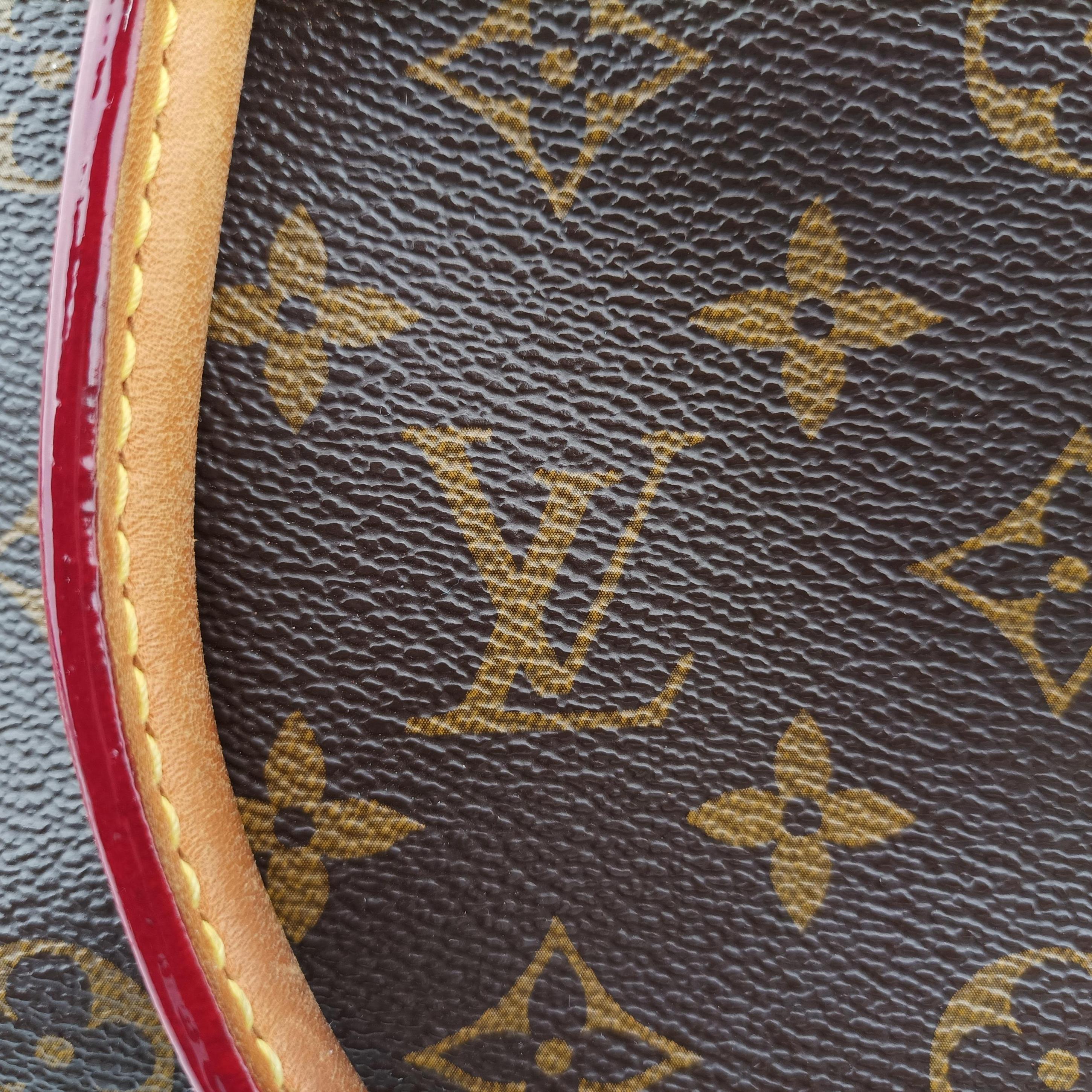 Pre-owned Louis Vuitton PALLAS brown×MARRON Monogram Canvas×calf leather M50067 shoulderbag | stylenewstar