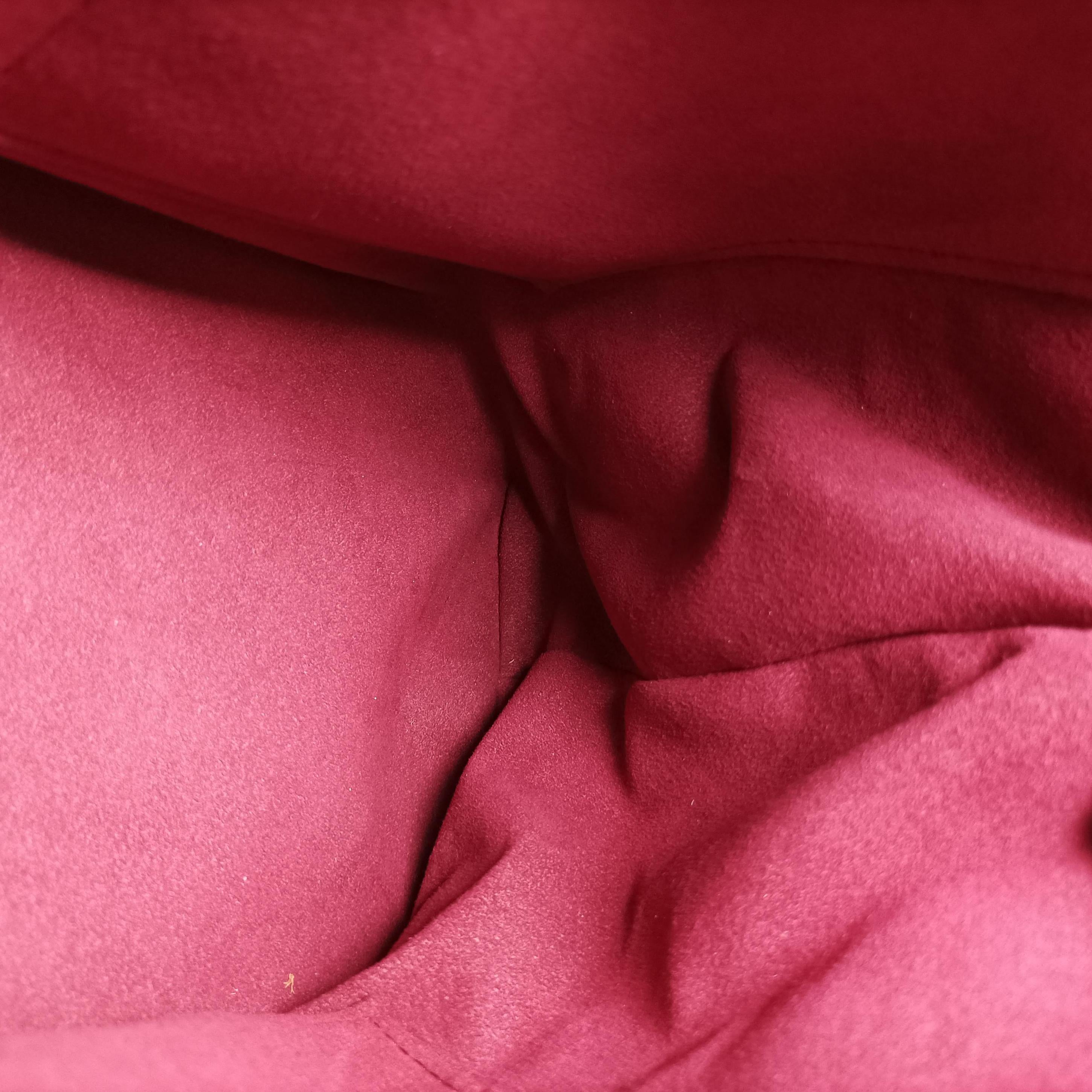 Pre-owned Louis Vuitton PALLAS brown×MARRON Monogram Canvas×calf leather M50067 shoulderbag | stylenewstar