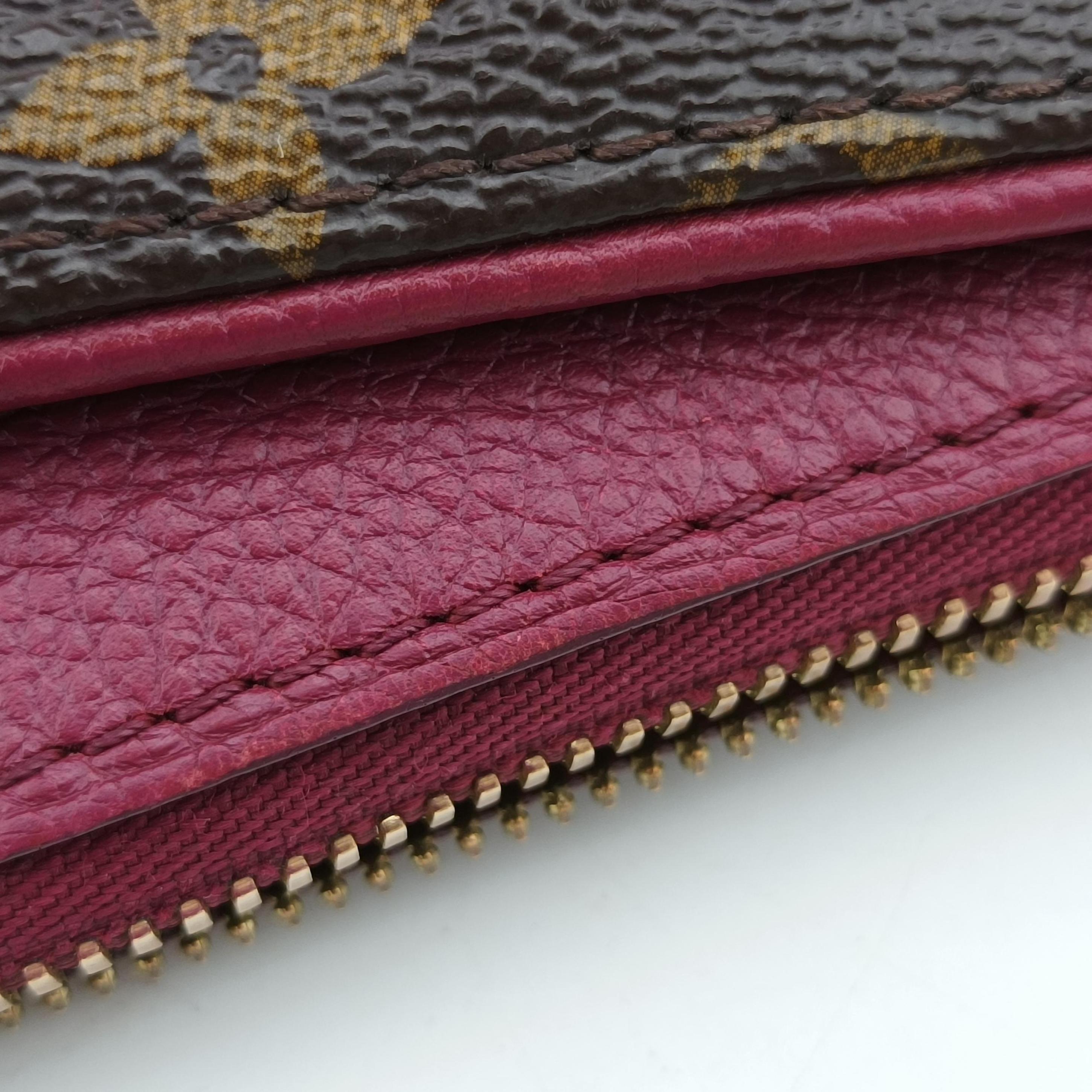 Pre-owned Louis Vuitton PALLAS brown×MARRON Monogram Canvas×calf leather M50067 shoulderbag | stylenewstar