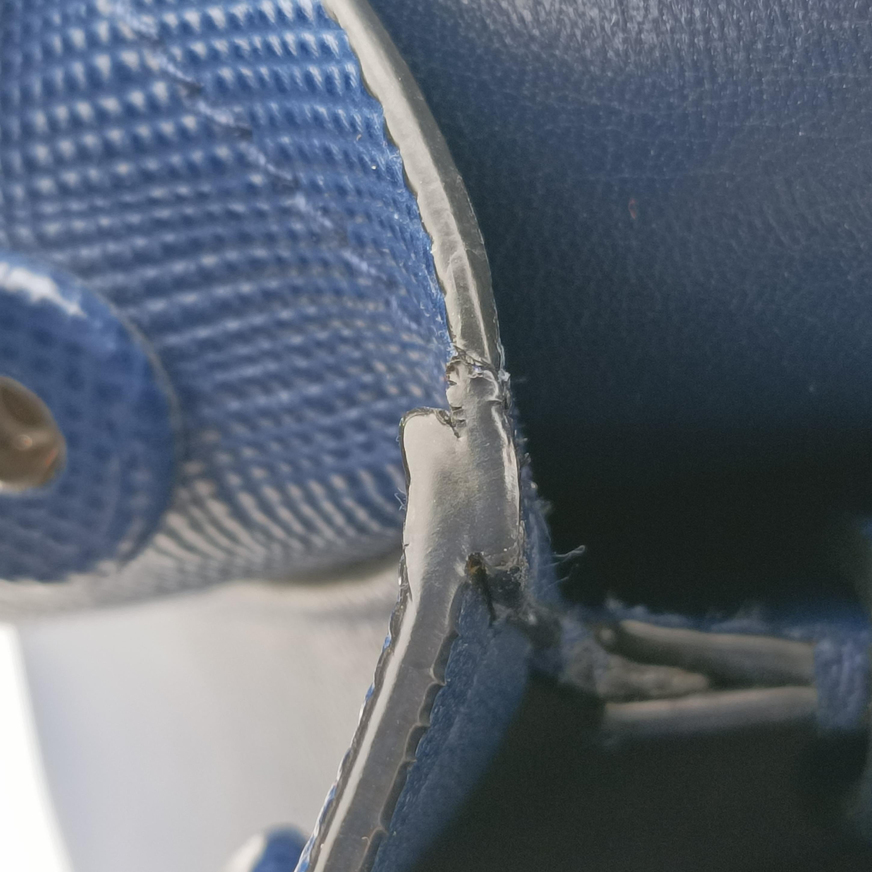 Pre-owned Prada double cuir Blue SAFFIANO Leather 1BG820 shoulderbag | stylenewstar