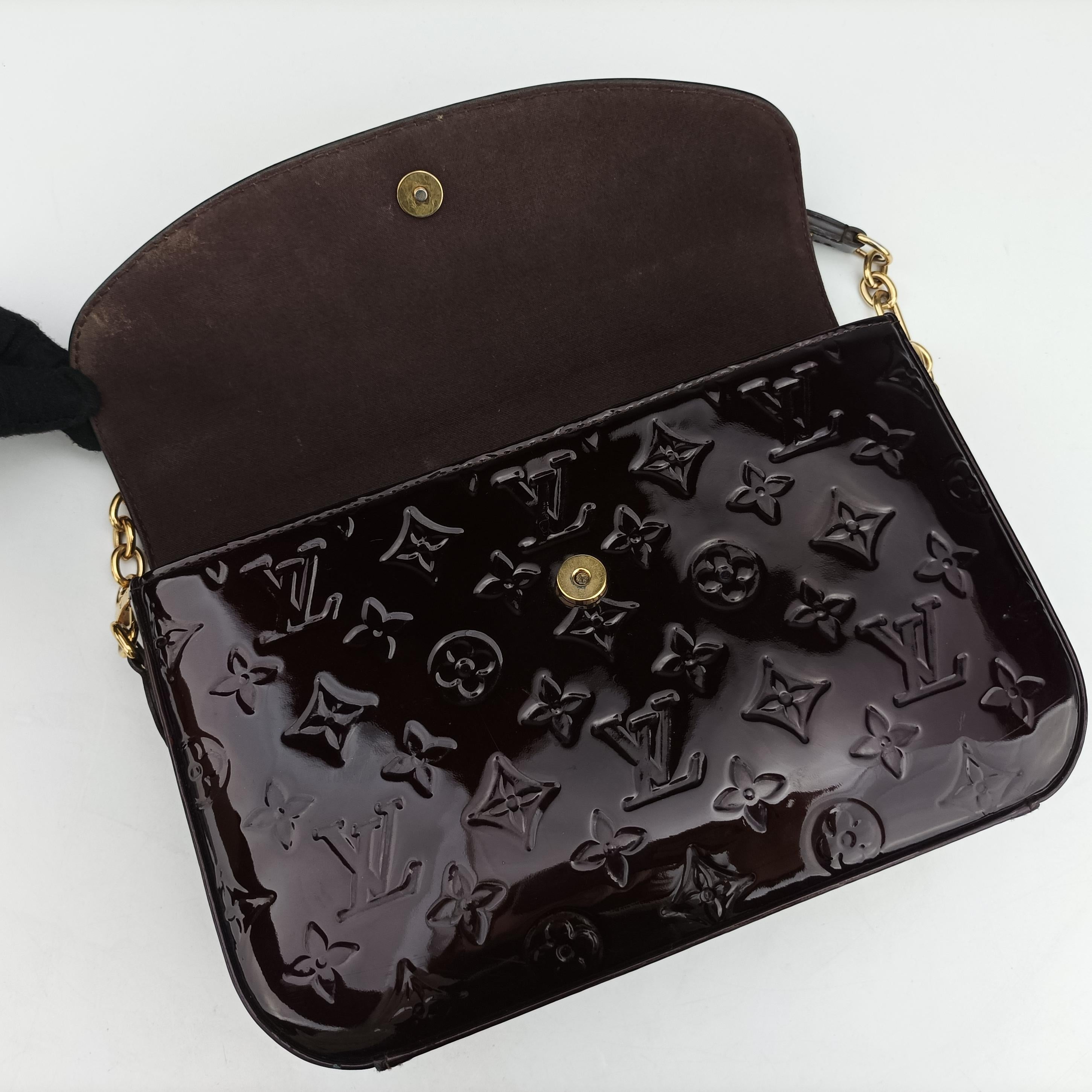 Pre-owned Louis Vuitton RODEO DRIVE AMARANTE Vernis M93598 shoulderbag | stylenewstar