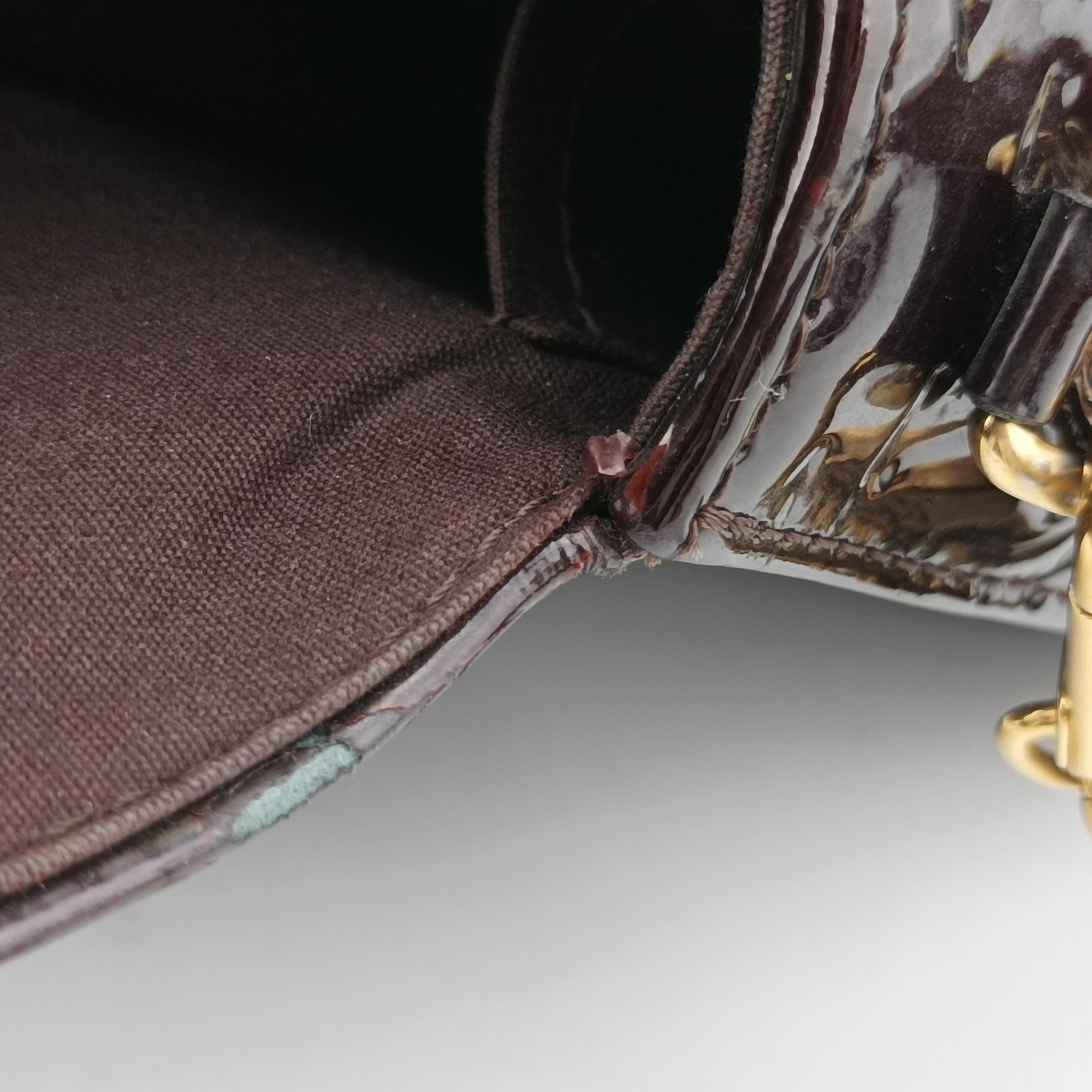 Pre-owned Louis Vuitton RODEO DRIVE AMARANTE Vernis M93598 shoulderbag | stylenewstar