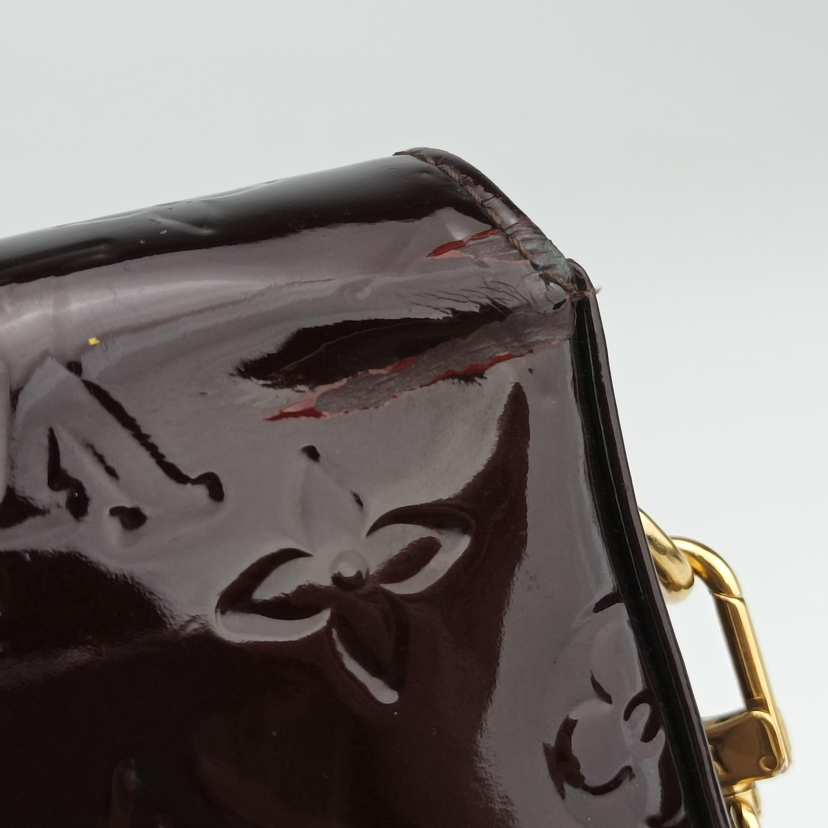 Pre-owned Louis Vuitton RODEO DRIVE AMARANTE Vernis M93598 shoulderbag | stylenewstar