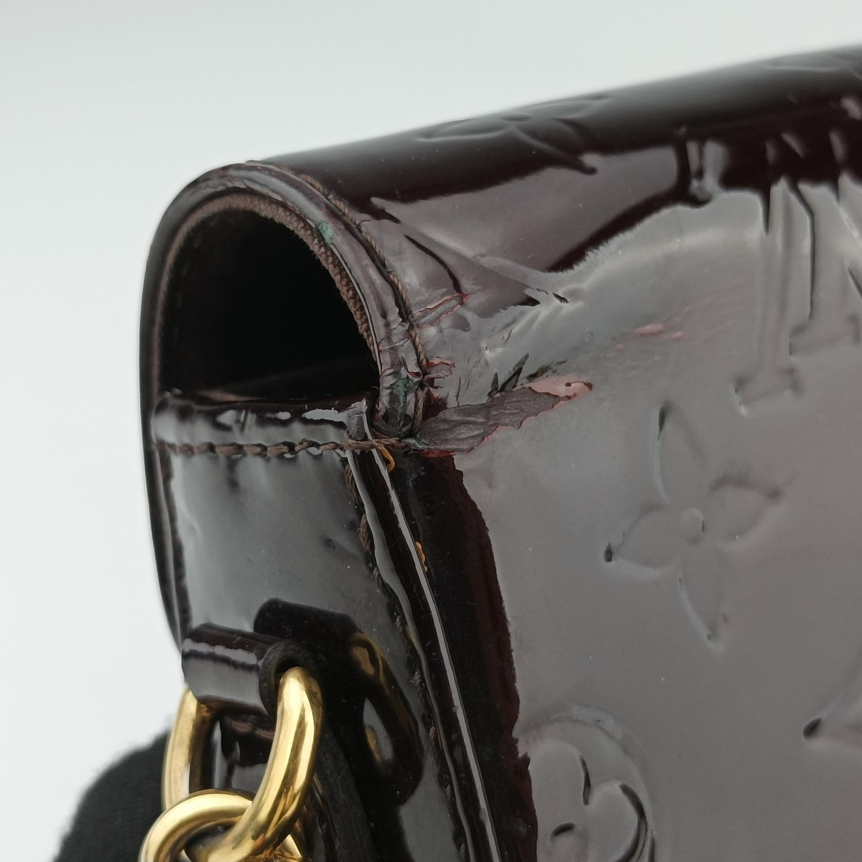 Pre-owned Louis Vuitton RODEO DRIVE AMARANTE Vernis M93598 shoulderbag | stylenewstar