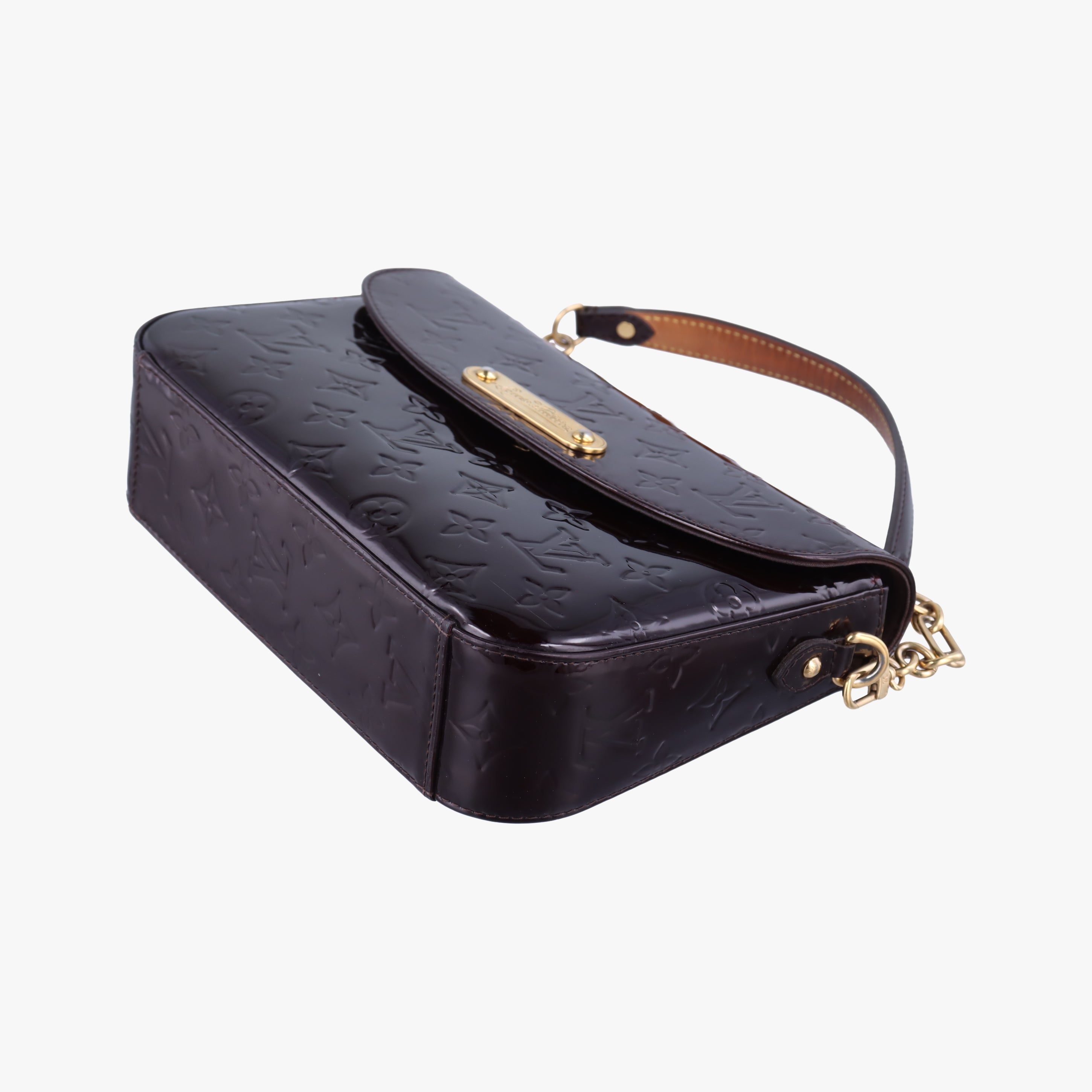 Pre-owned Louis Vuitton RODEO DRIVE AMARANTE Vernis M93598 shoulderbag | stylenewstar
