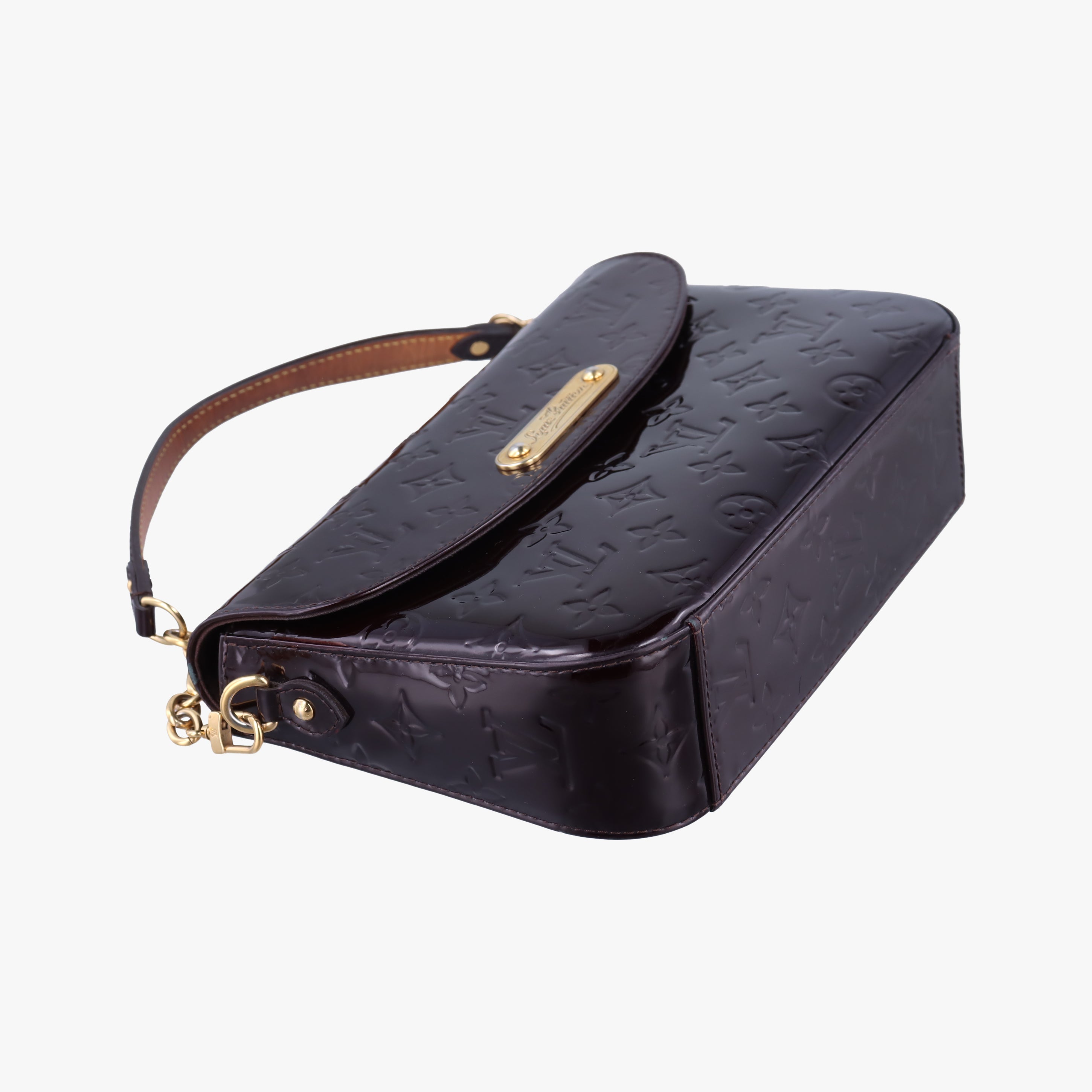 Pre-owned Louis Vuitton RODEO DRIVE AMARANTE Vernis M93598 shoulderbag | stylenewstar