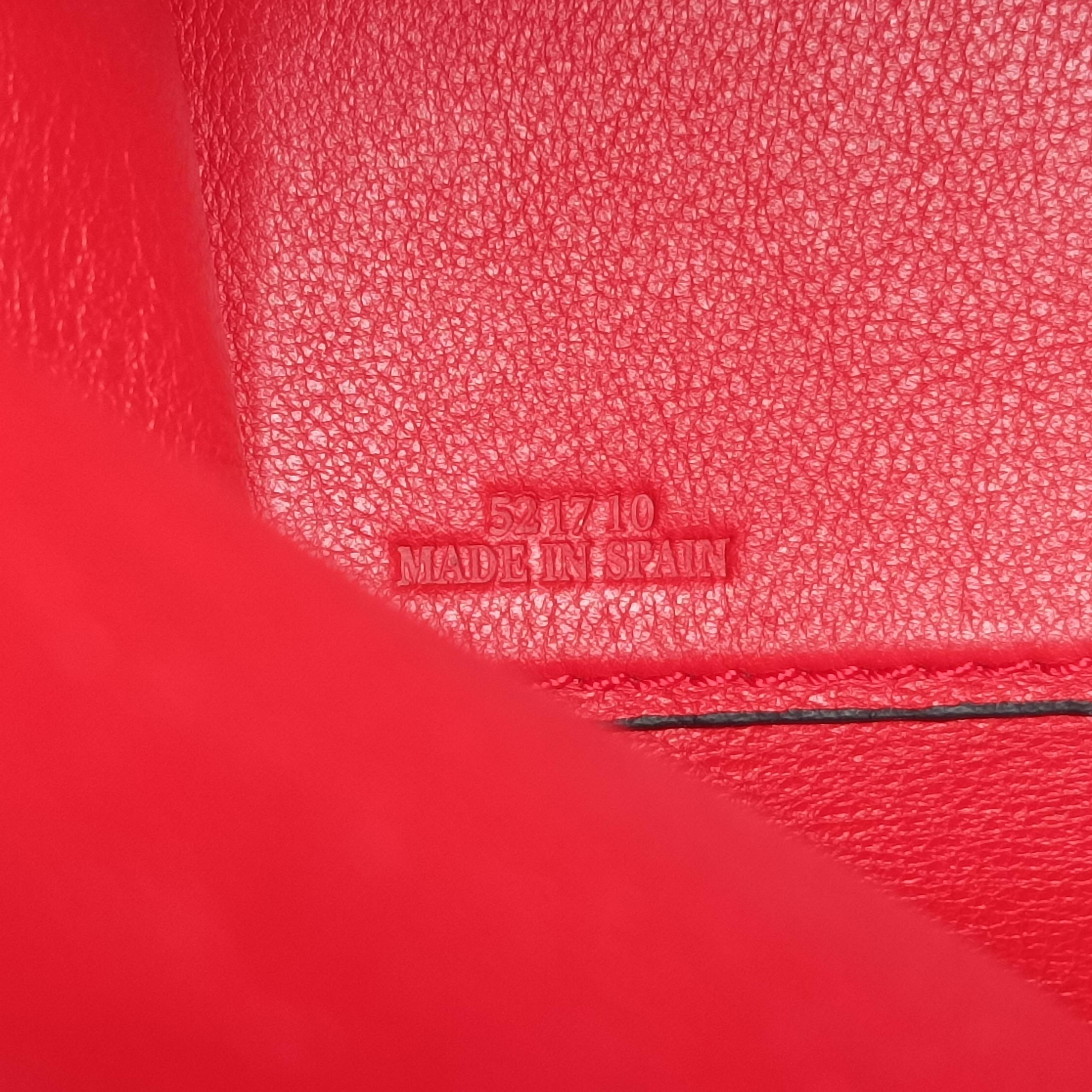 Pre-owned Loewe Avenue Red Leather  shoulderbag | stylenewstar