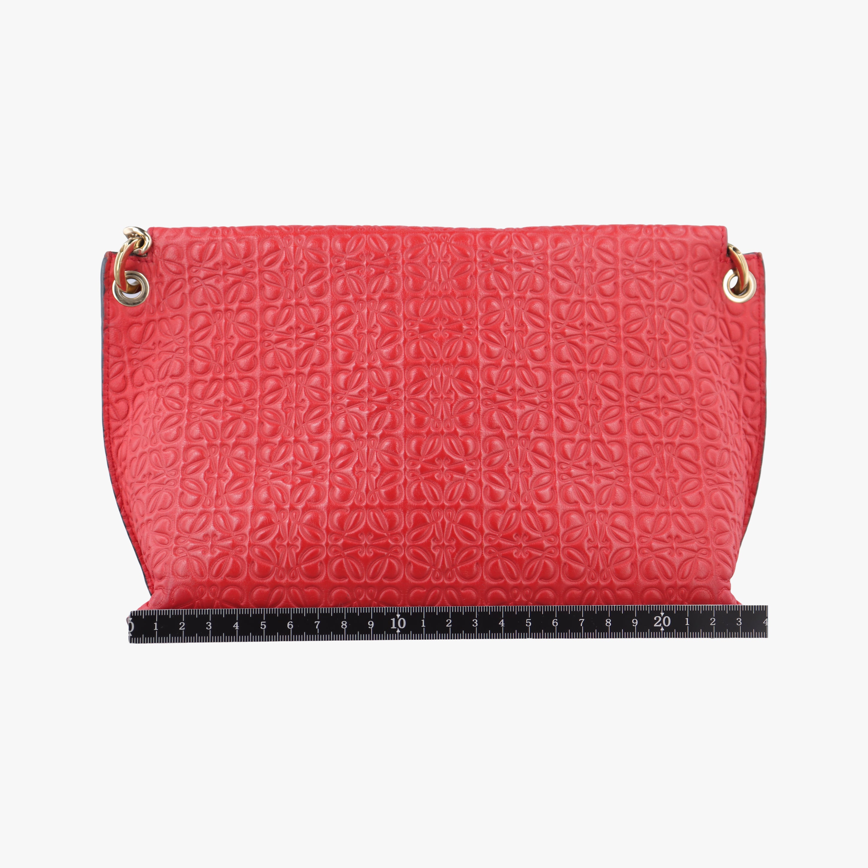 Pre-owned Loewe Avenue Red Leather  shoulderbag | stylenewstar