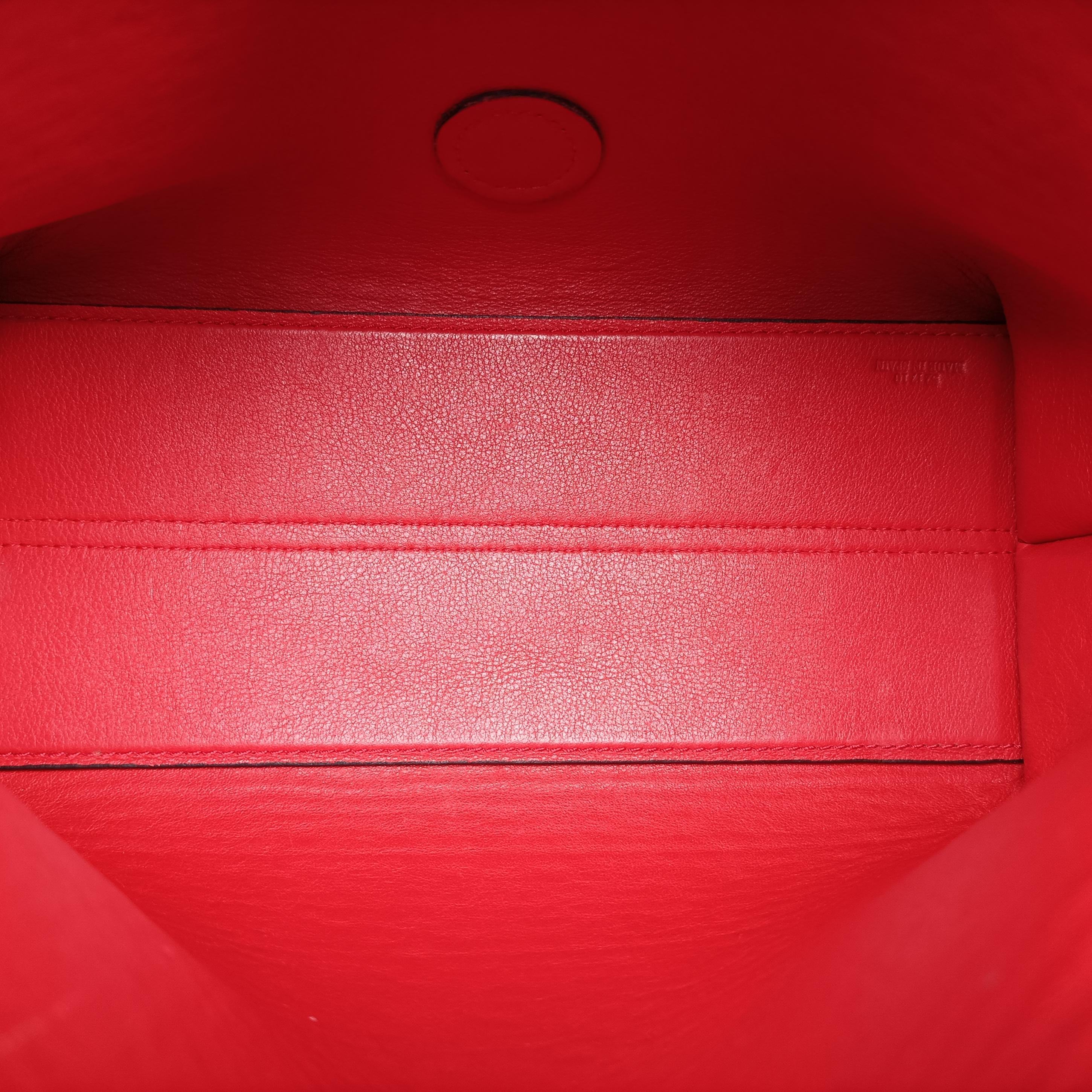 Pre-owned Loewe Avenue Red Leather  shoulderbag | stylenewstar