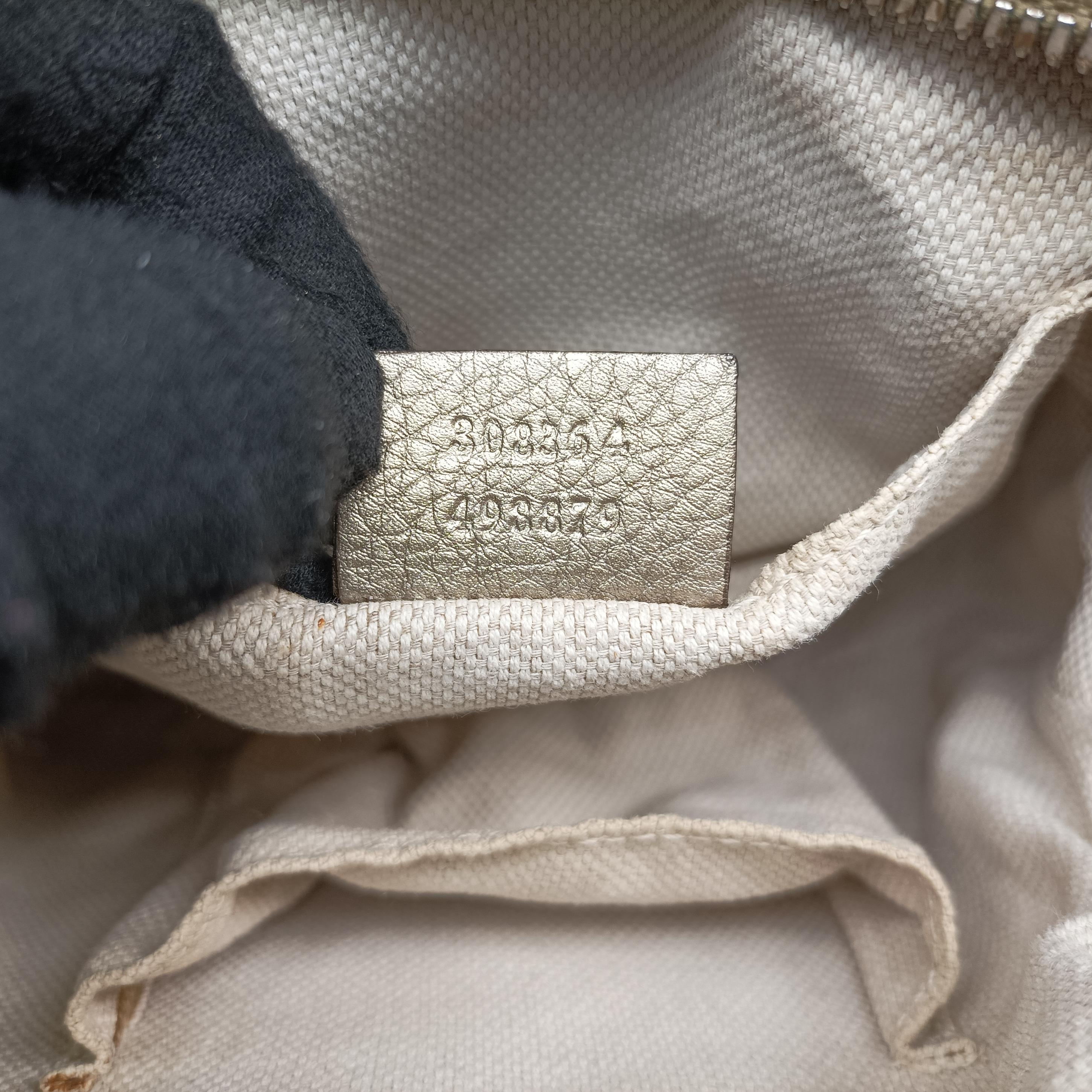 Pre-owned Gucci Soho Golden Leather 308364 shoulderbag | stylenewstar