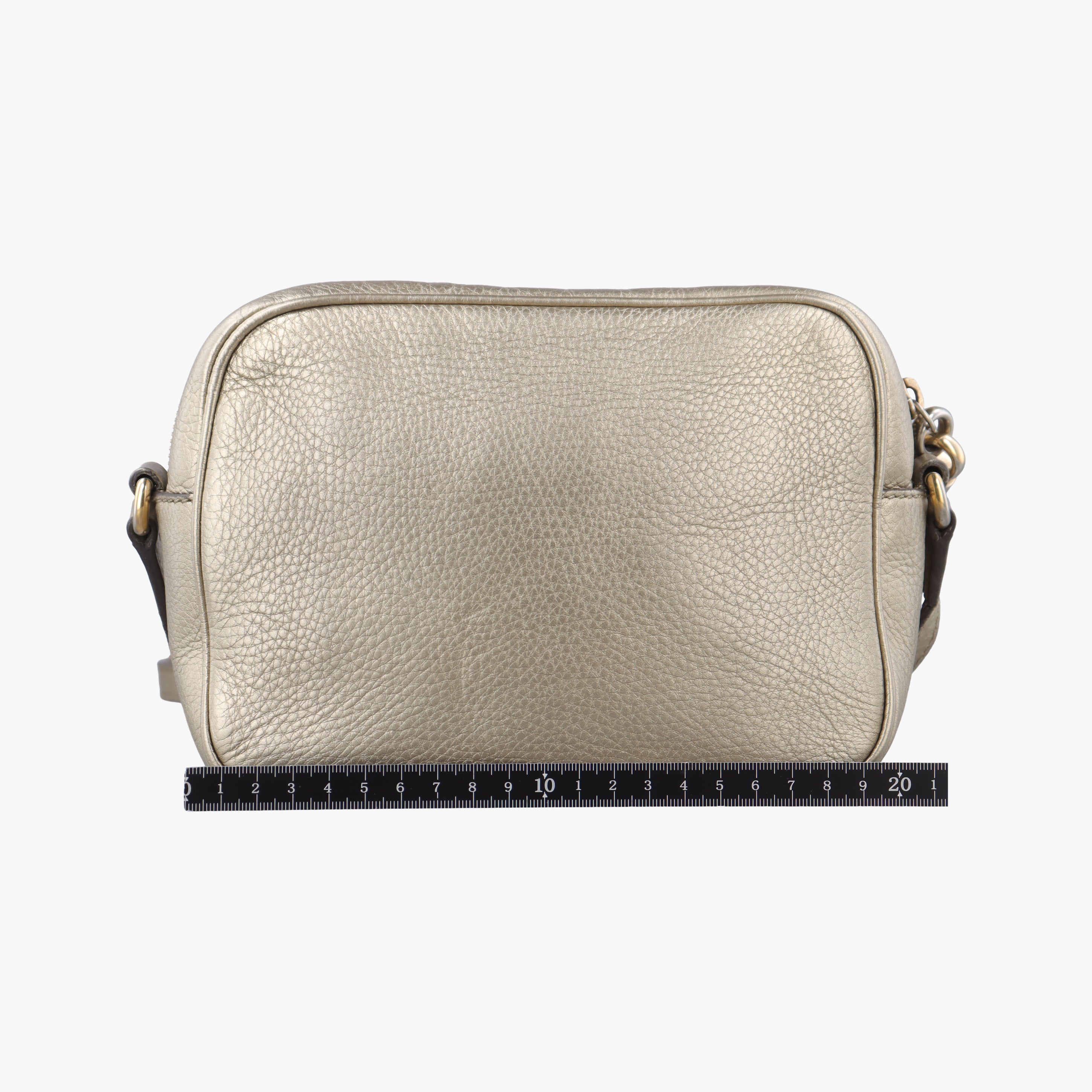 Pre-owned Gucci Soho Golden Leather 308364 shoulderbag | stylenewstar