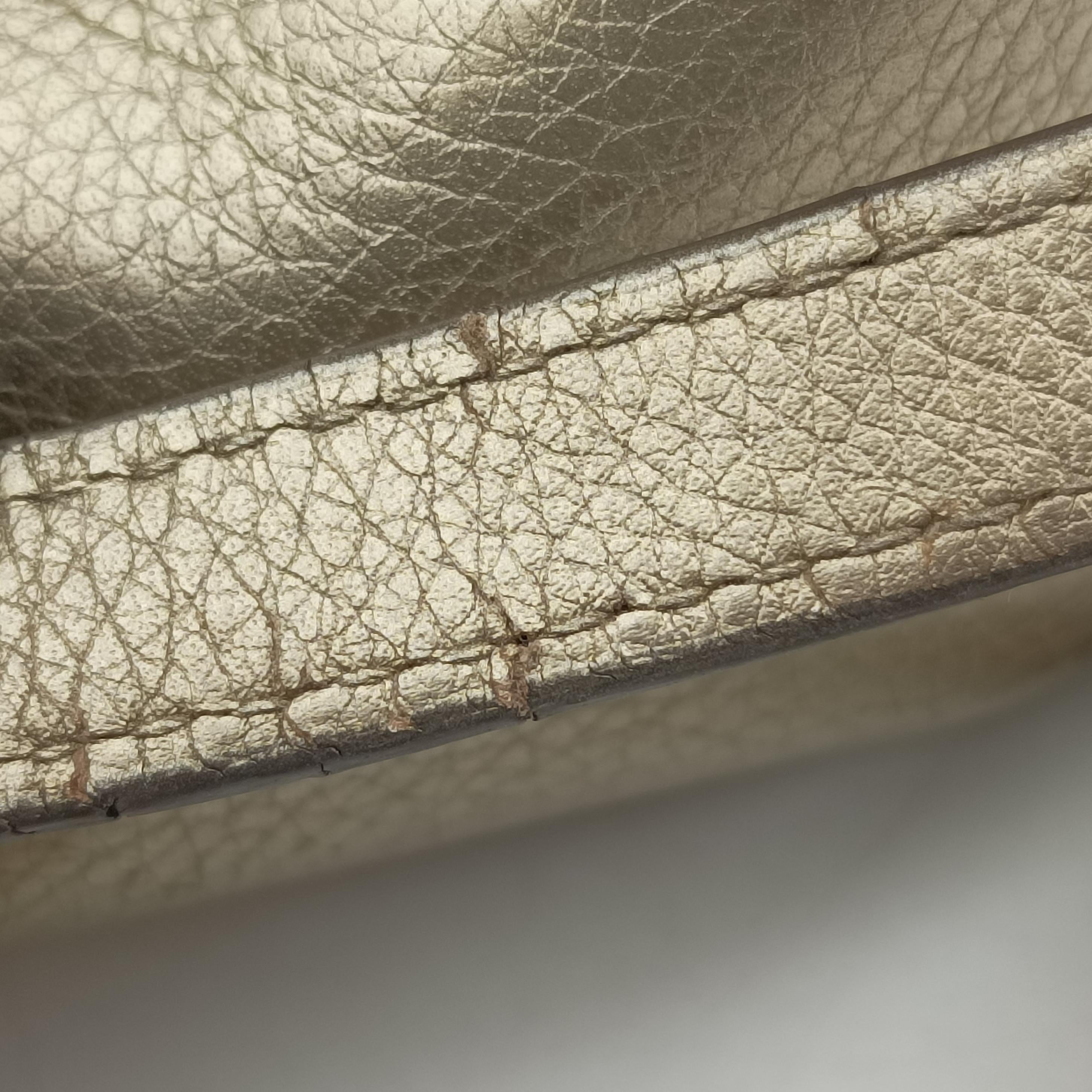 Pre-owned Gucci Soho Golden Leather 308364 shoulderbag | stylenewstar