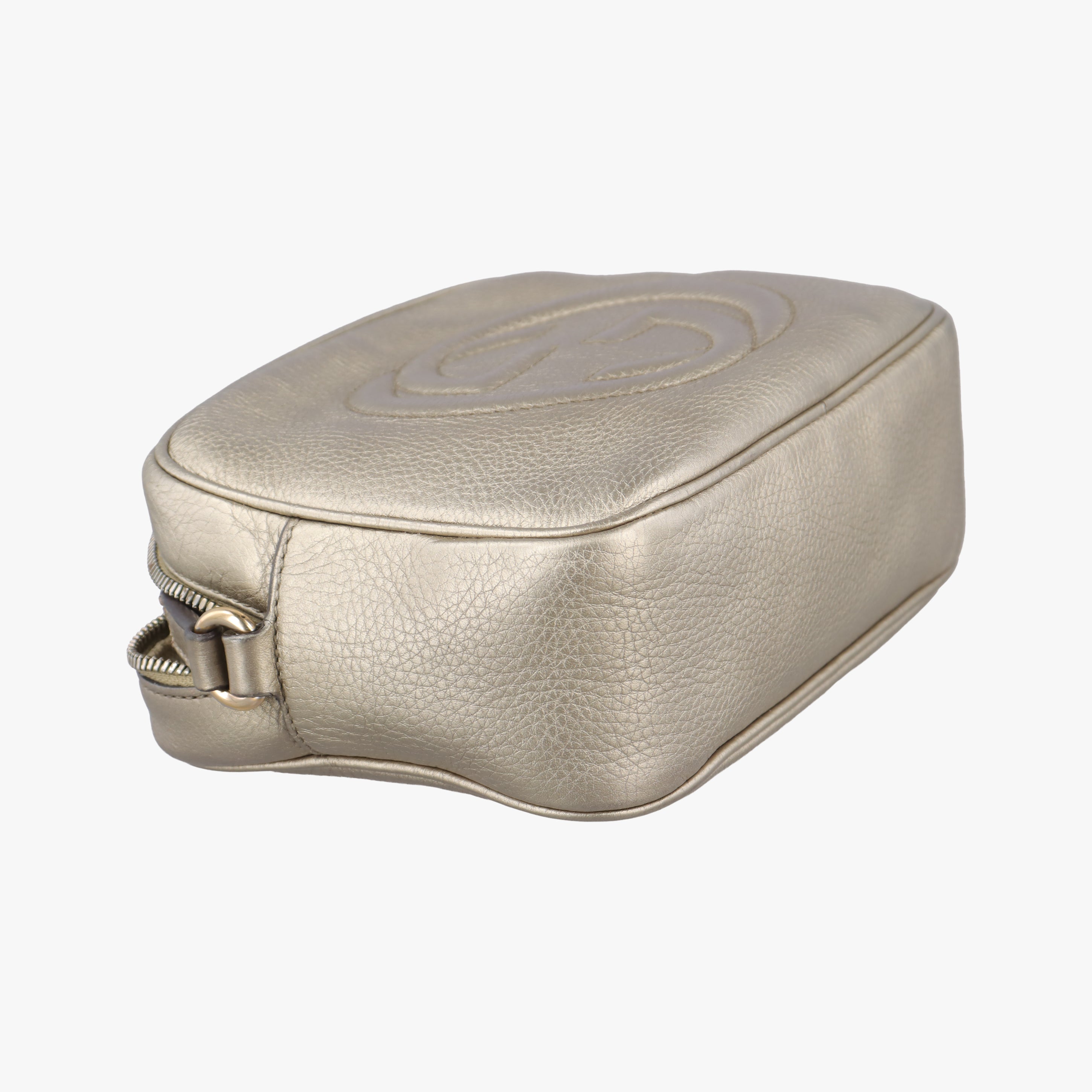 Pre-owned Gucci Soho Golden Leather 308364 shoulderbag | stylenewstar
