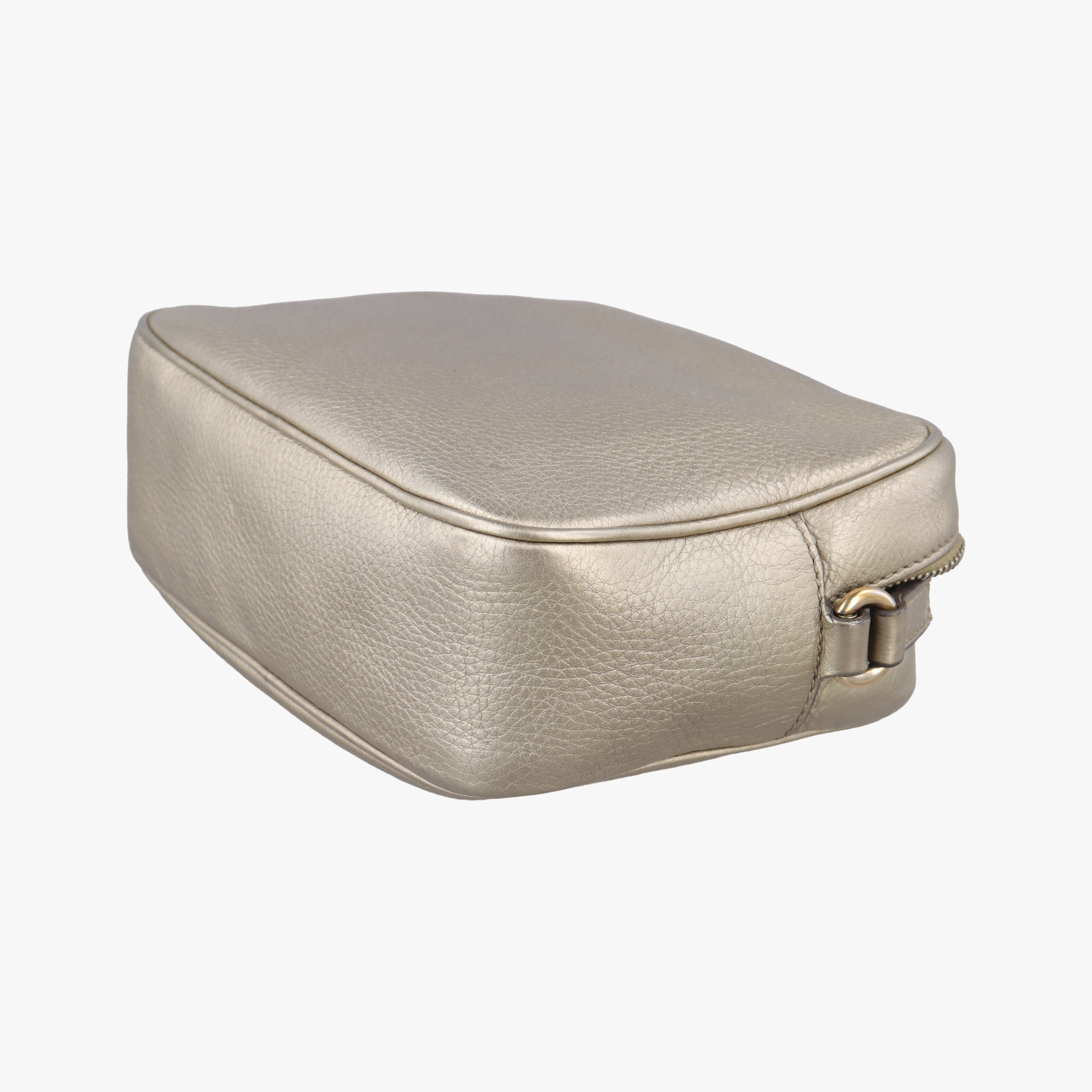 Pre-owned Gucci Soho Golden Leather 308364 shoulderbag | stylenewstar
