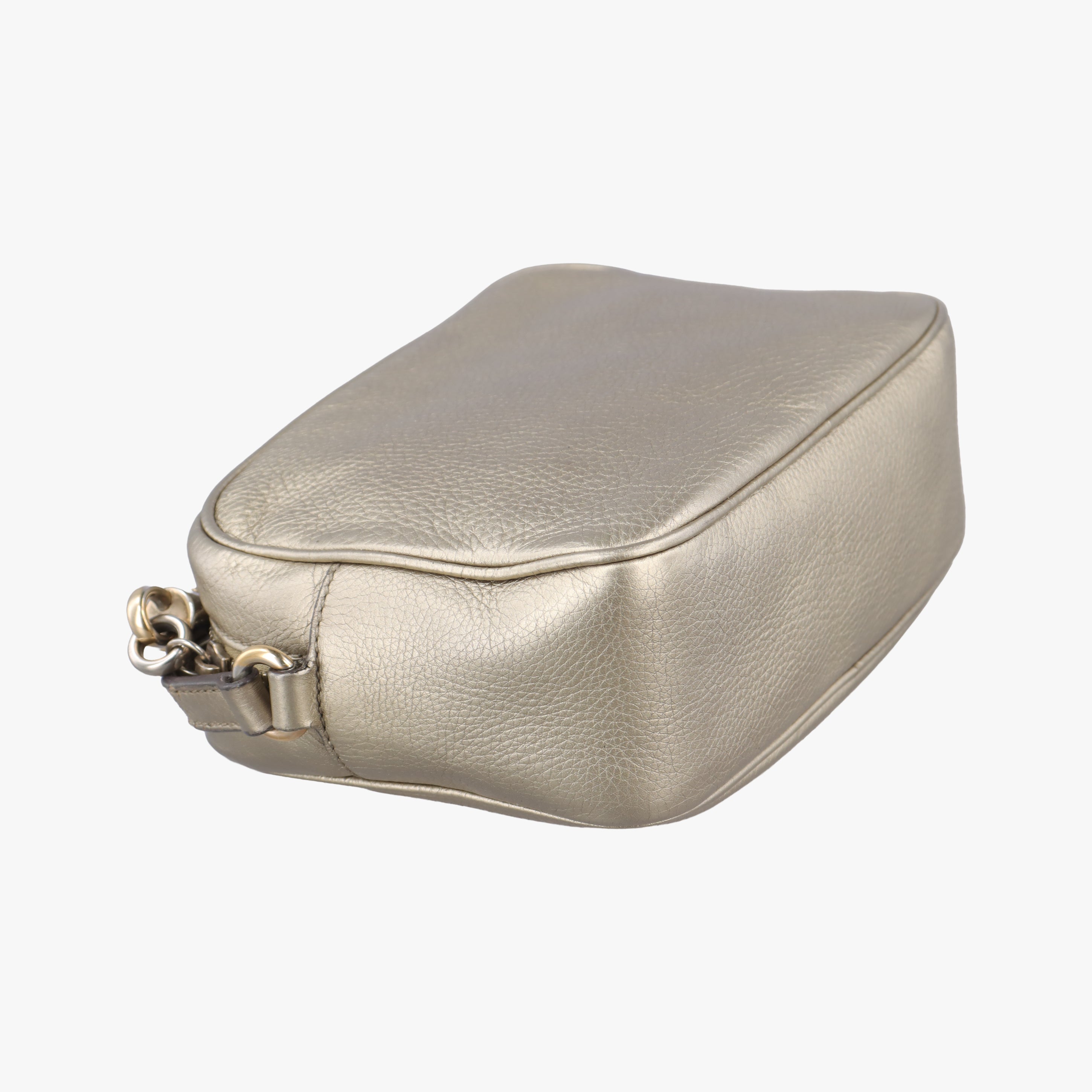 Pre-owned Gucci Soho Golden Leather 308364 shoulderbag | stylenewstar