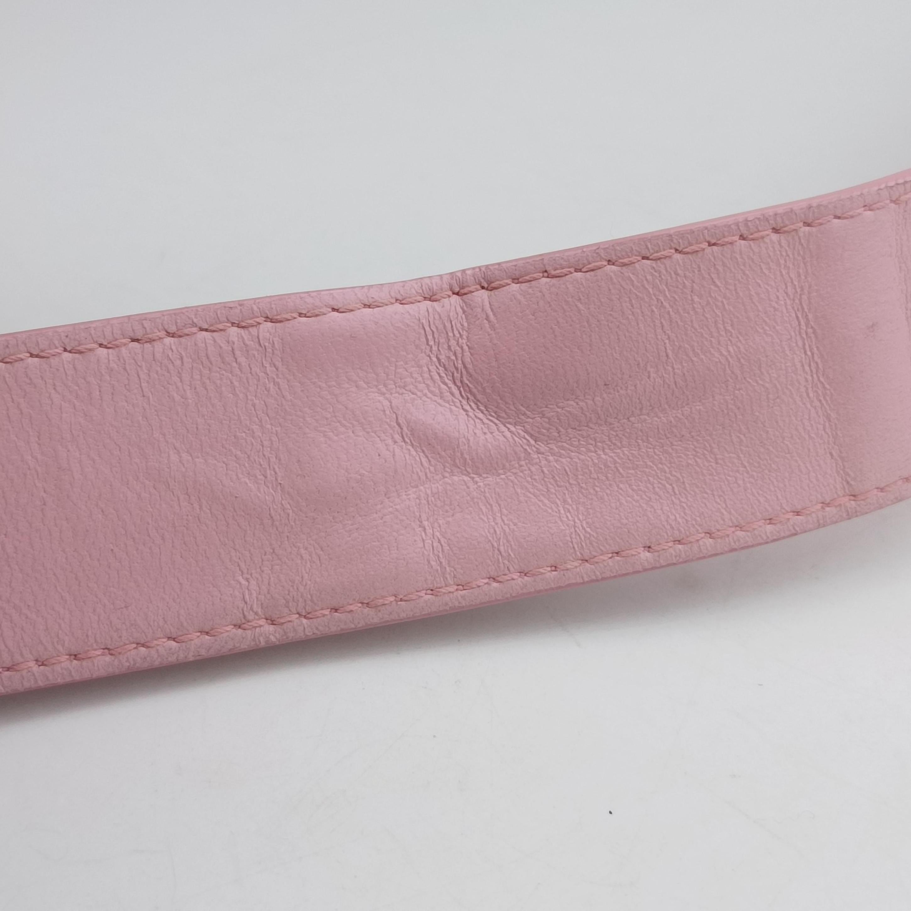 Pre-owned VERSACE Medusa Pink leather  shoulderbag | stylenewstar