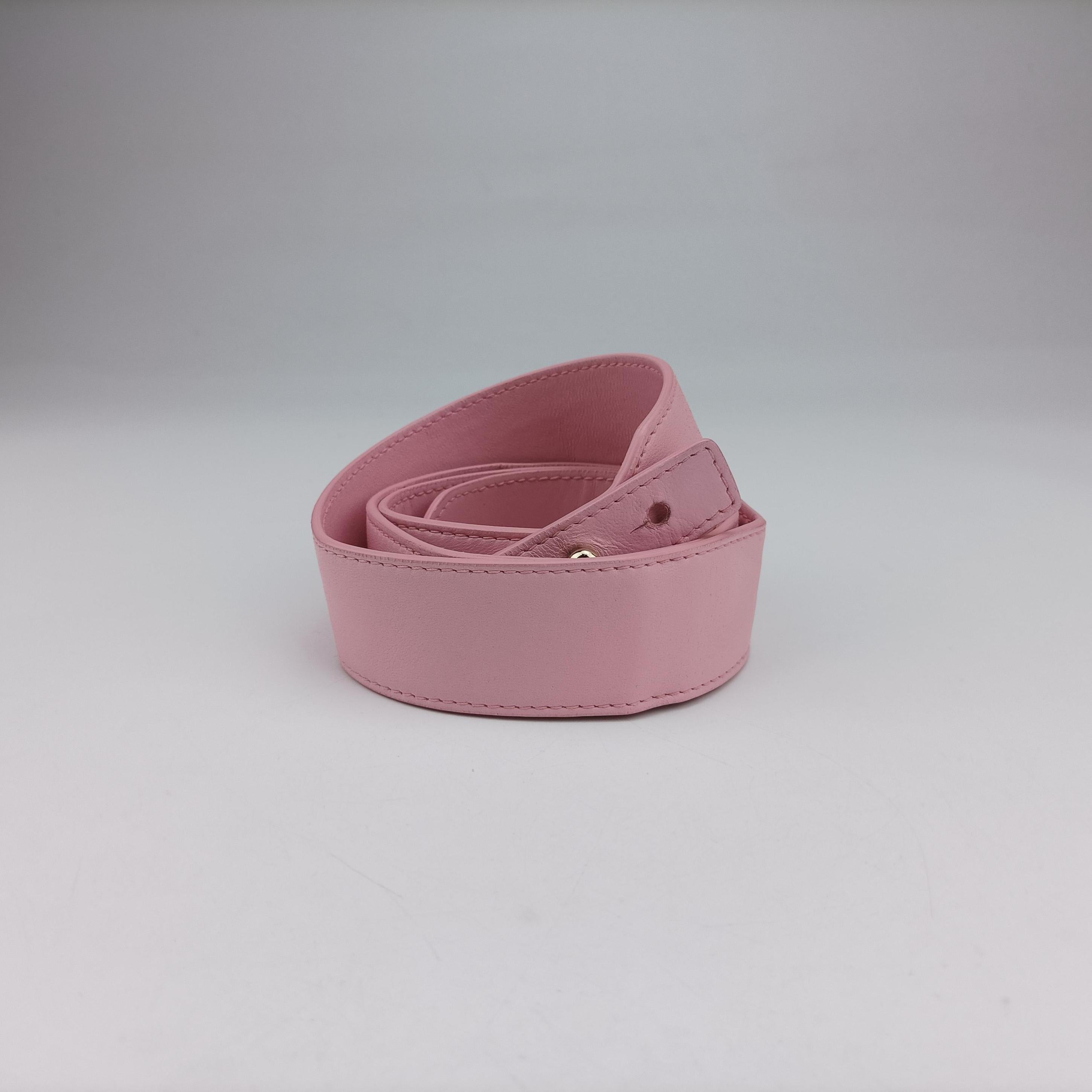 Pre-owned VERSACE Medusa Pink leather  shoulderbag | stylenewstar