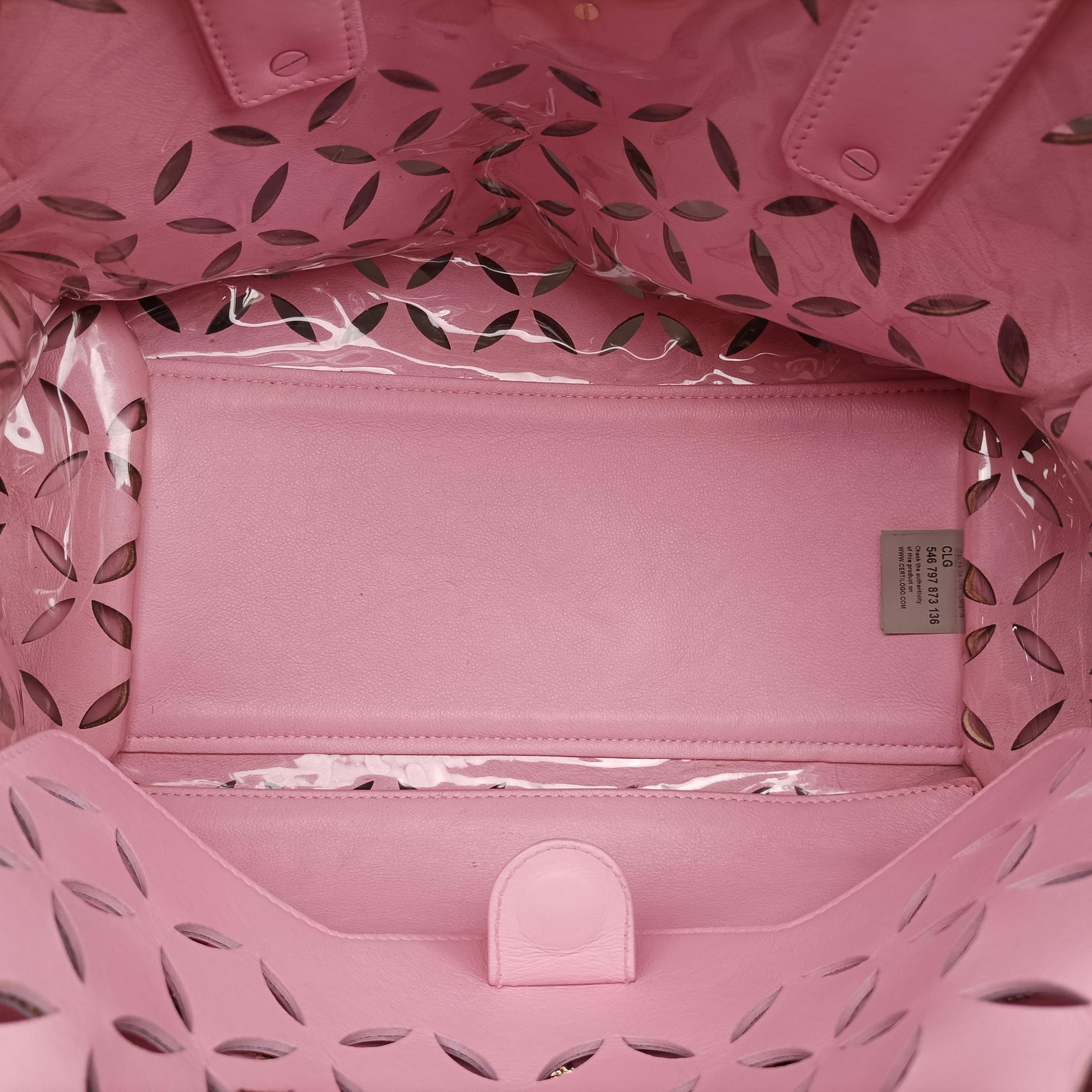 Pre-owned VERSACE Medusa Pink leather  shoulderbag | stylenewstar