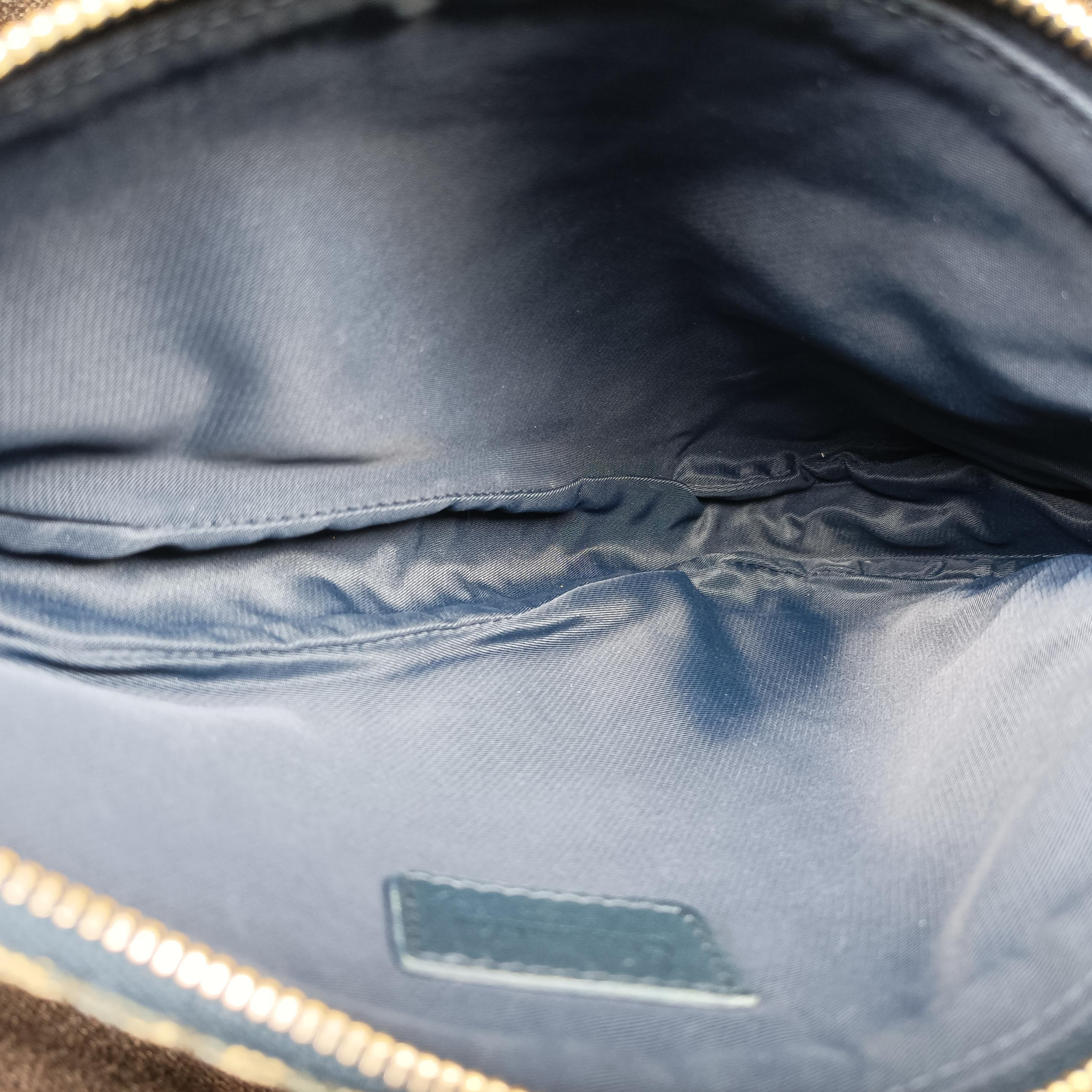 Pre-owned Christian Dior Saddle Gray×Navy Jacquard  handbag | stylenewstar