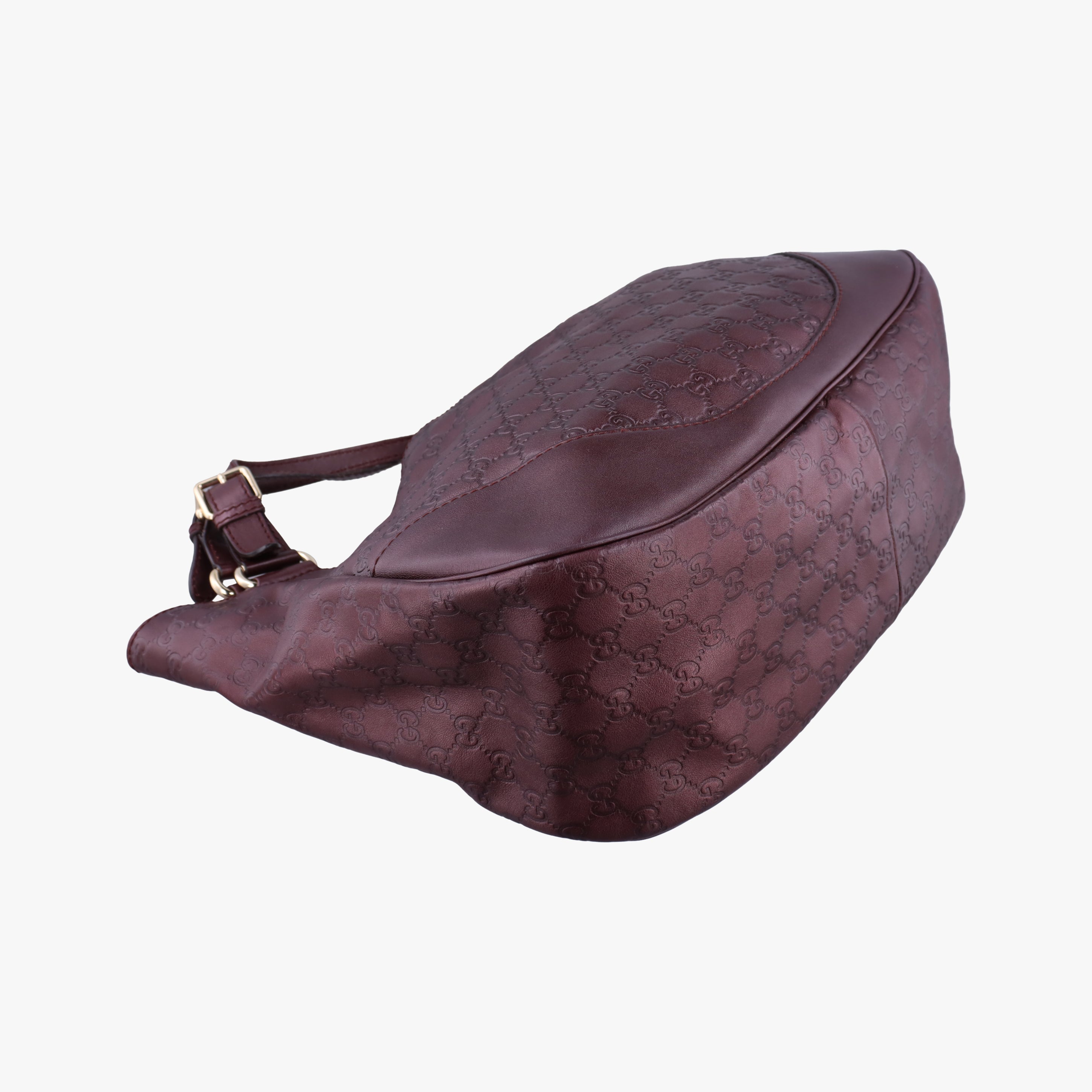 Pre-owned Gucci Charlotte Hobo Burgundy leather 203504 handbag | stylenewstar