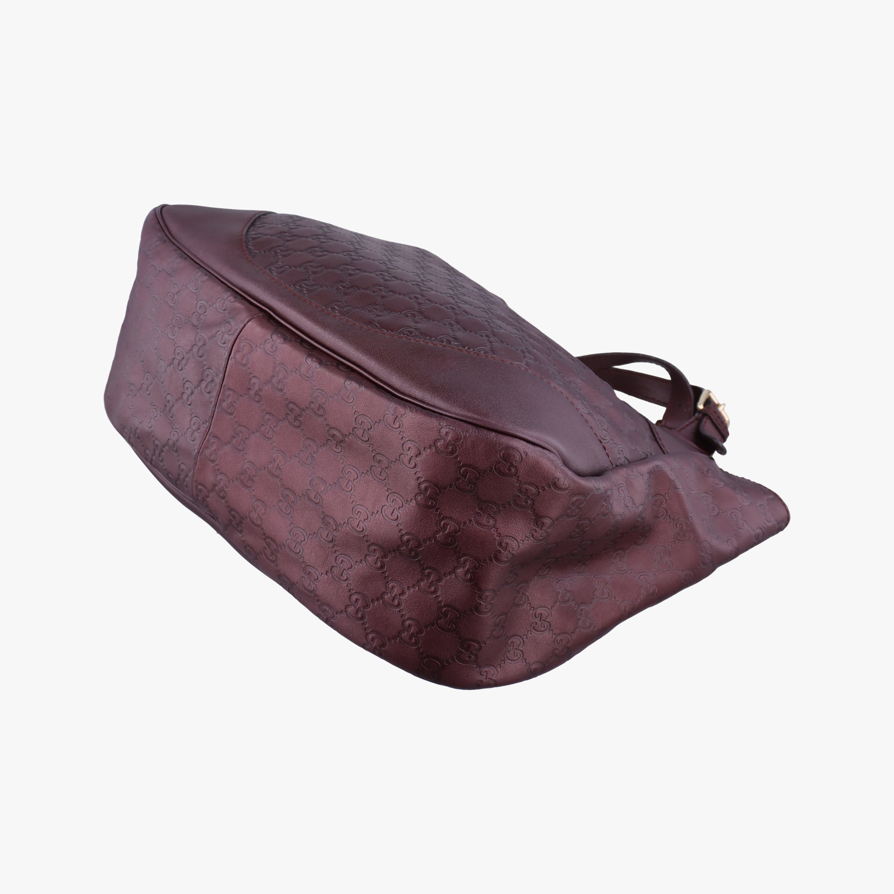 Pre-owned Gucci Charlotte Hobo Burgundy leather 203504 handbag | stylenewstar