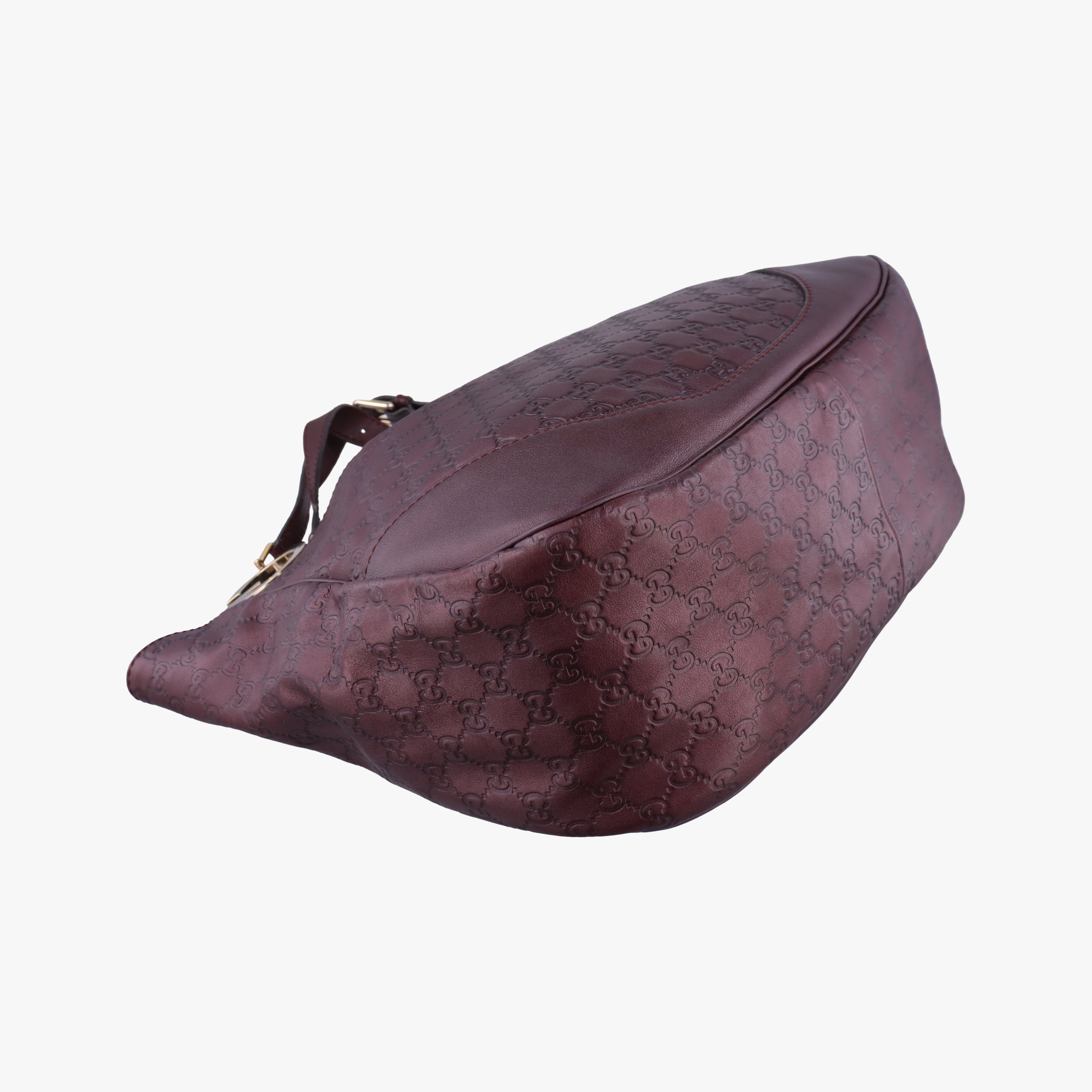 Pre-owned Gucci Charlotte Hobo Burgundy leather 203504 handbag | stylenewstar