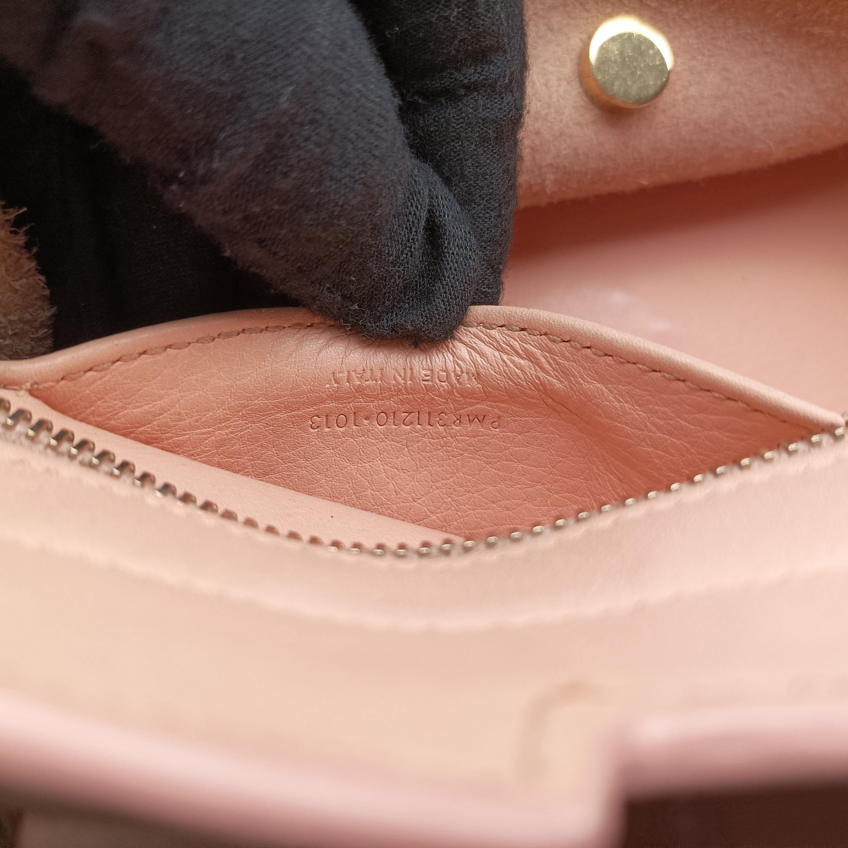 Pre-owned Yves Saint Laurent Y Ligne Petit Cabas Pink Leather 311210 shoulderbag | stylenewstar
