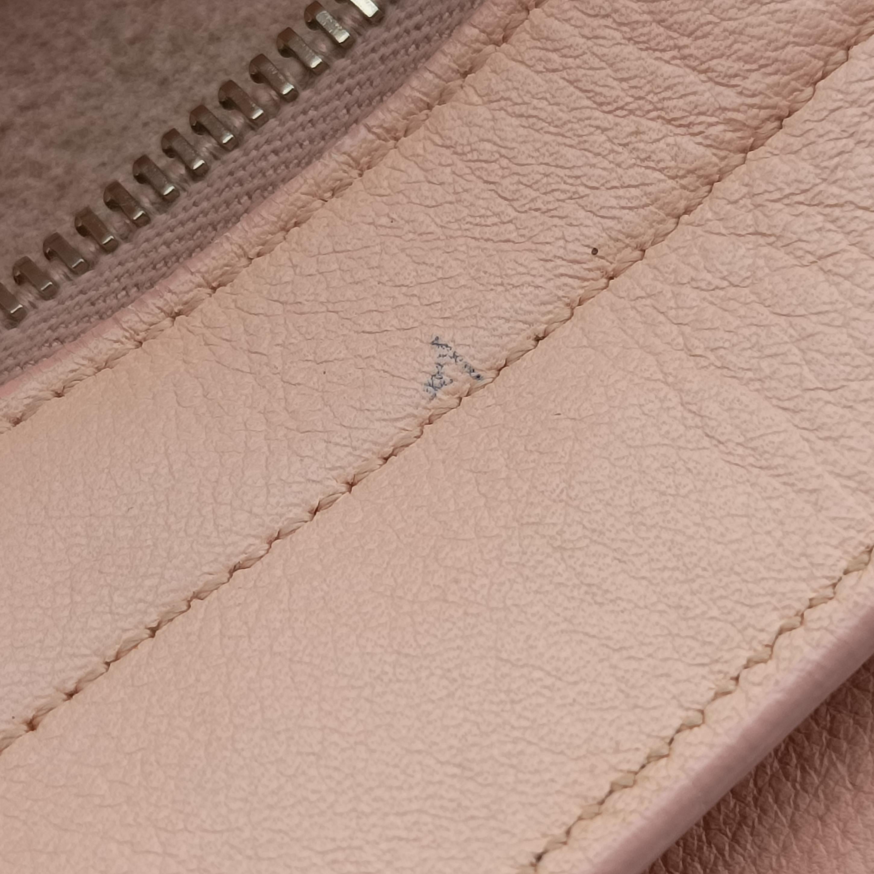 Pre-owned Yves Saint Laurent Y Ligne Petit Cabas Pink Leather 311210 shoulderbag | stylenewstar