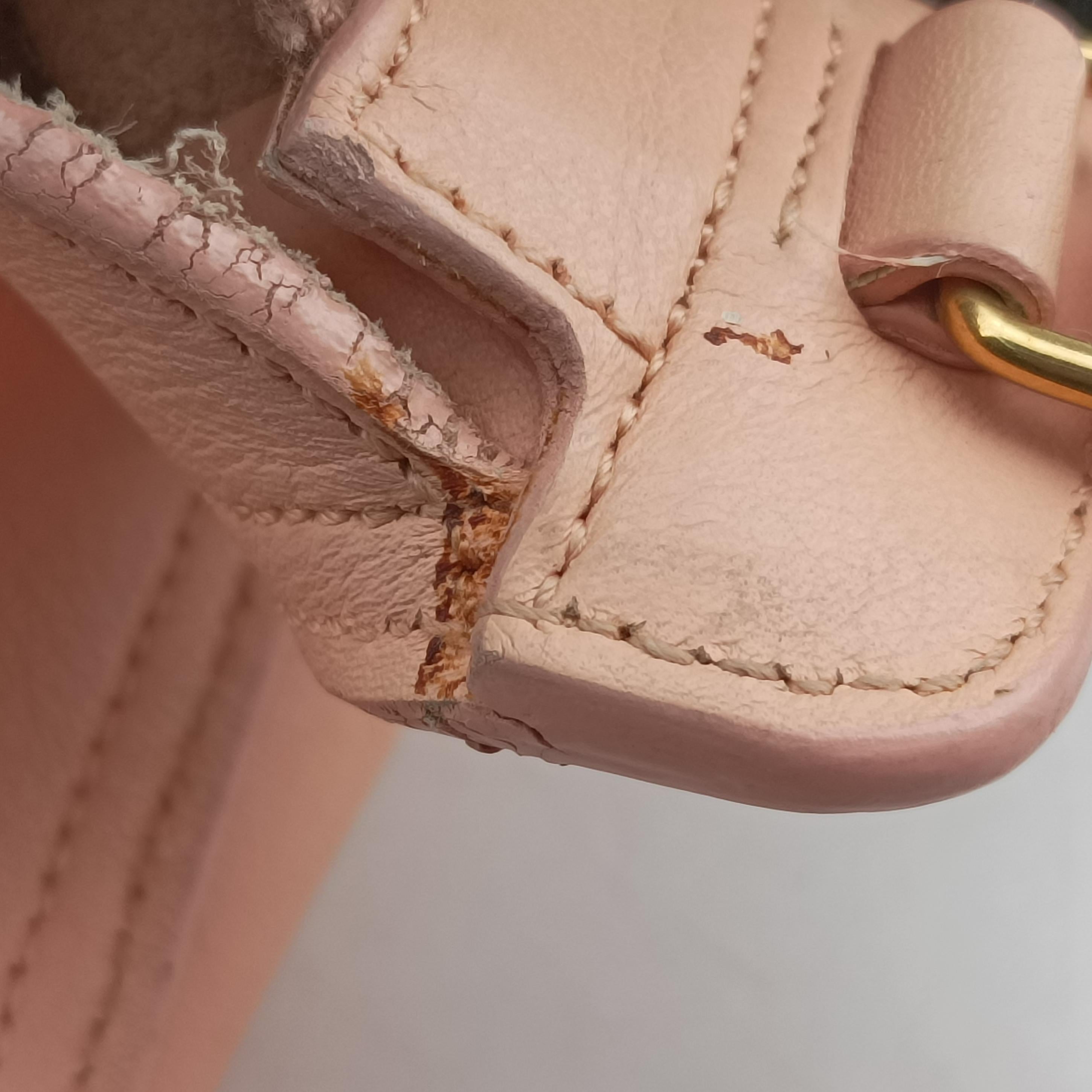 Pre-owned Yves Saint Laurent Y Ligne Petit Cabas Pink Leather 311210 shoulderbag | stylenewstar