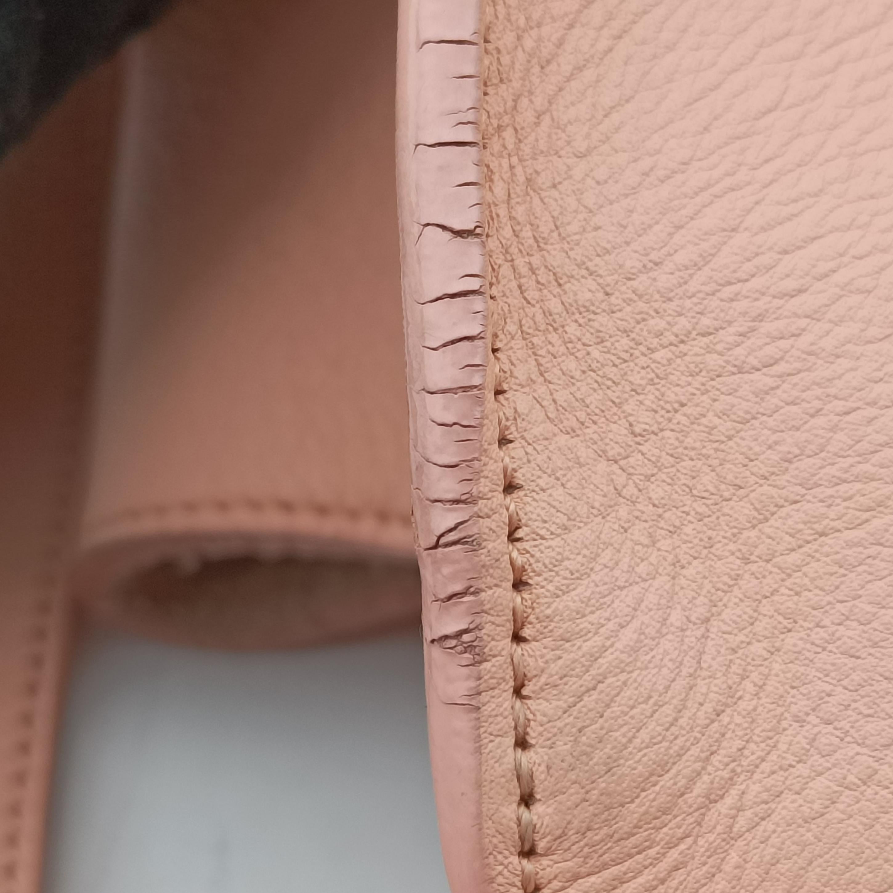 Pre-owned Yves Saint Laurent Y Ligne Petit Cabas Pink Leather 311210 shoulderbag | stylenewstar