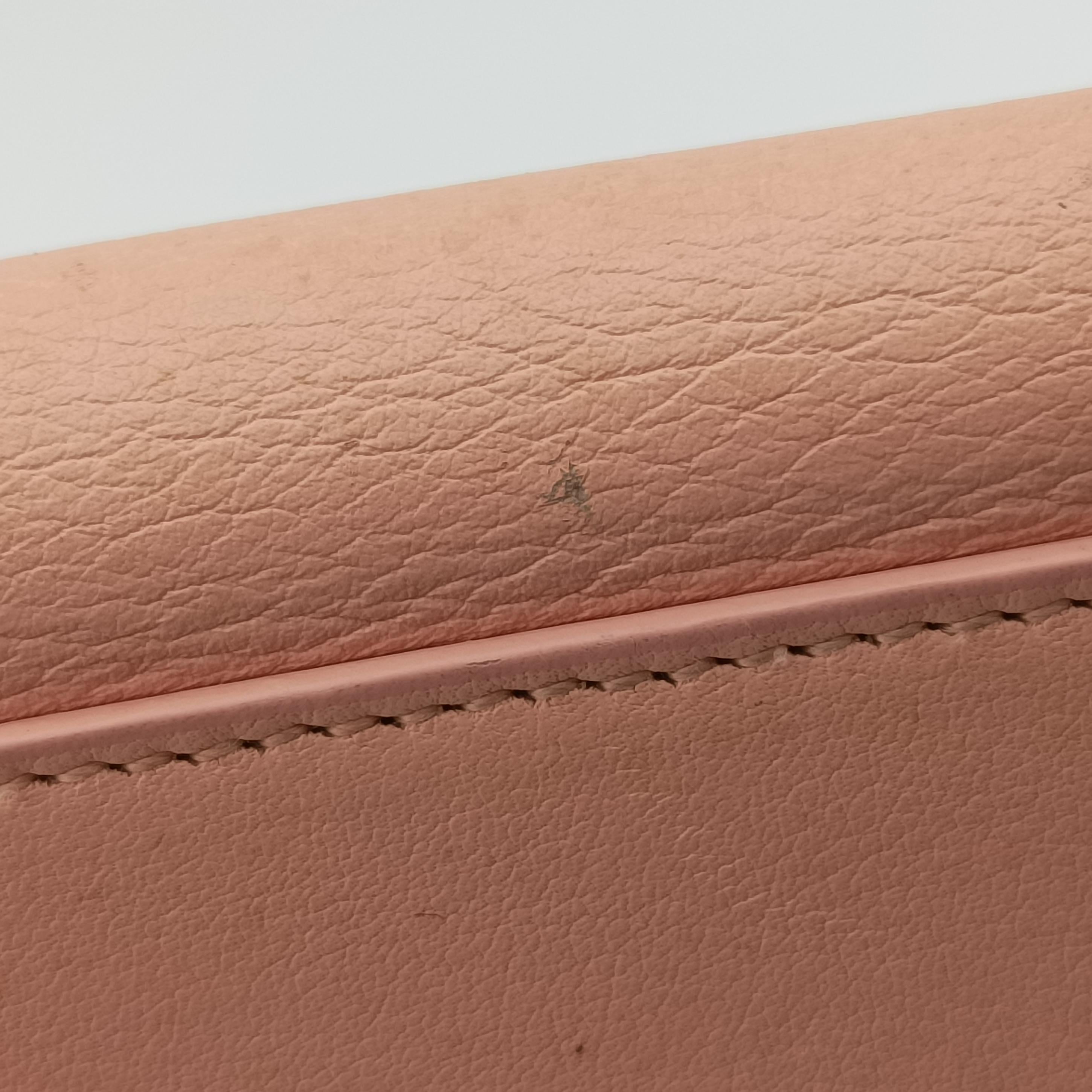 Pre-owned Yves Saint Laurent Y Ligne Petit Cabas Pink Leather 311210 shoulderbag | stylenewstar