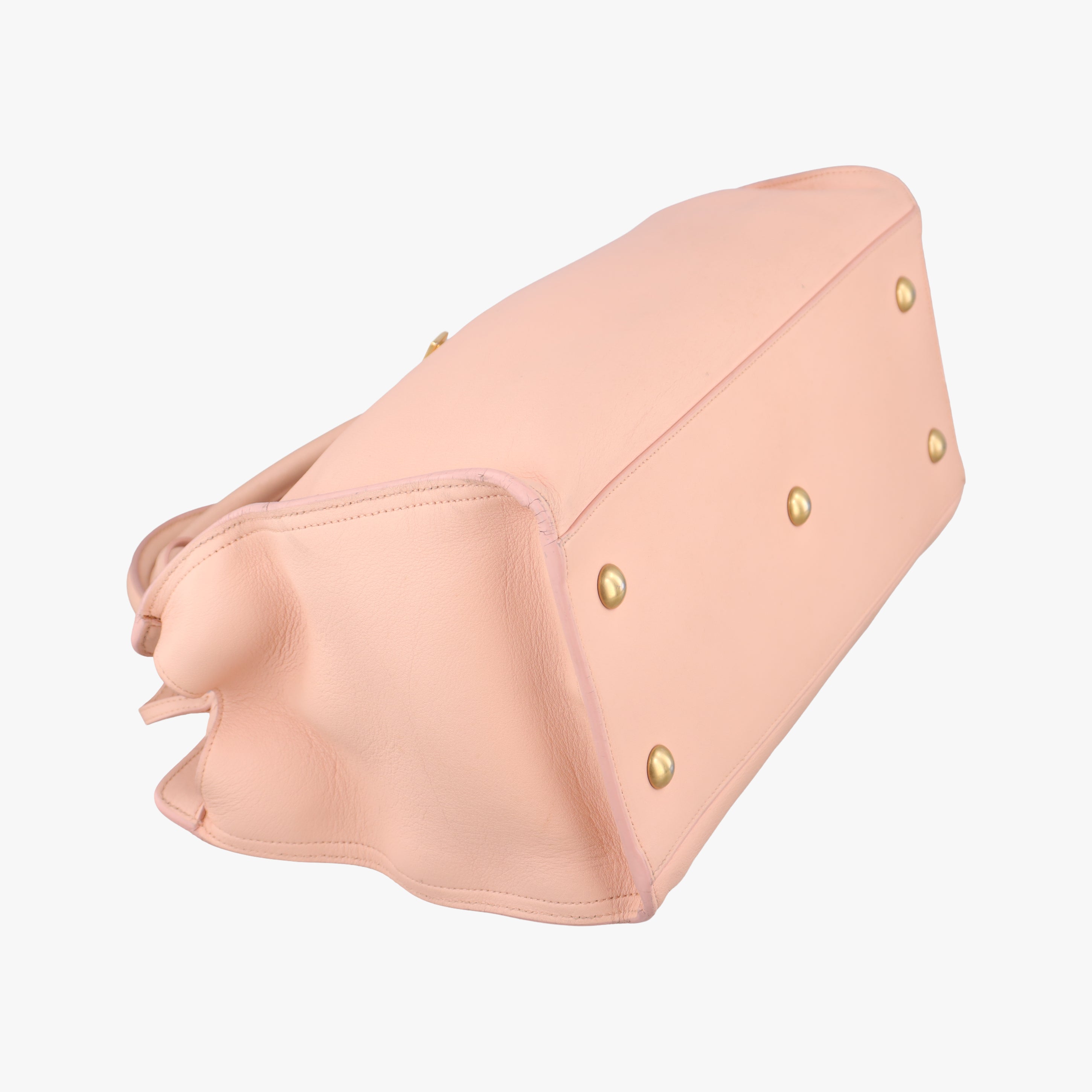 Pre-owned Yves Saint Laurent Y Ligne Petit Cabas Pink Leather 311210 shoulderbag | stylenewstar