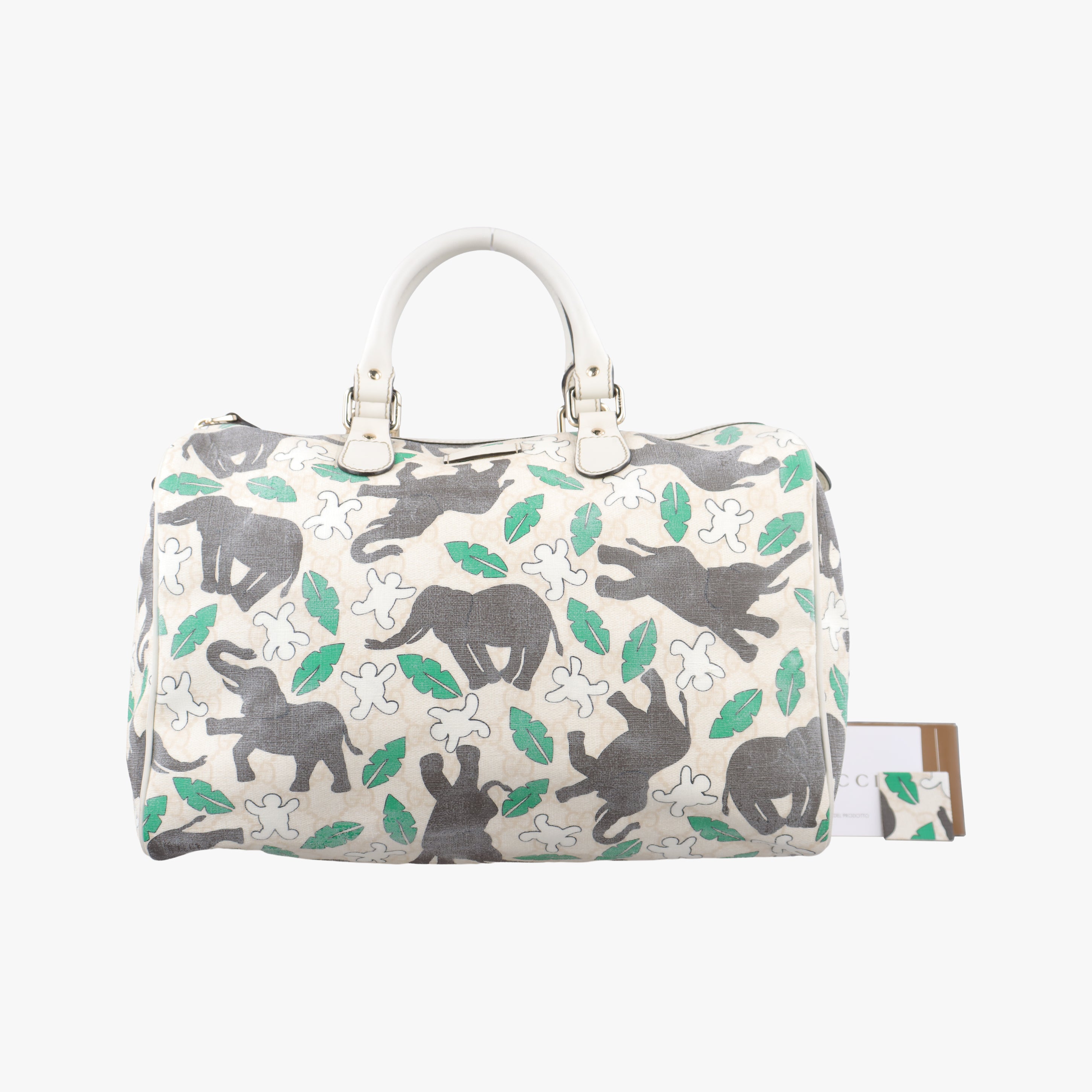 Secondhand Gucci UNICEF Joy white×Multicolour Canvas 189895 handbag | stylenewstar