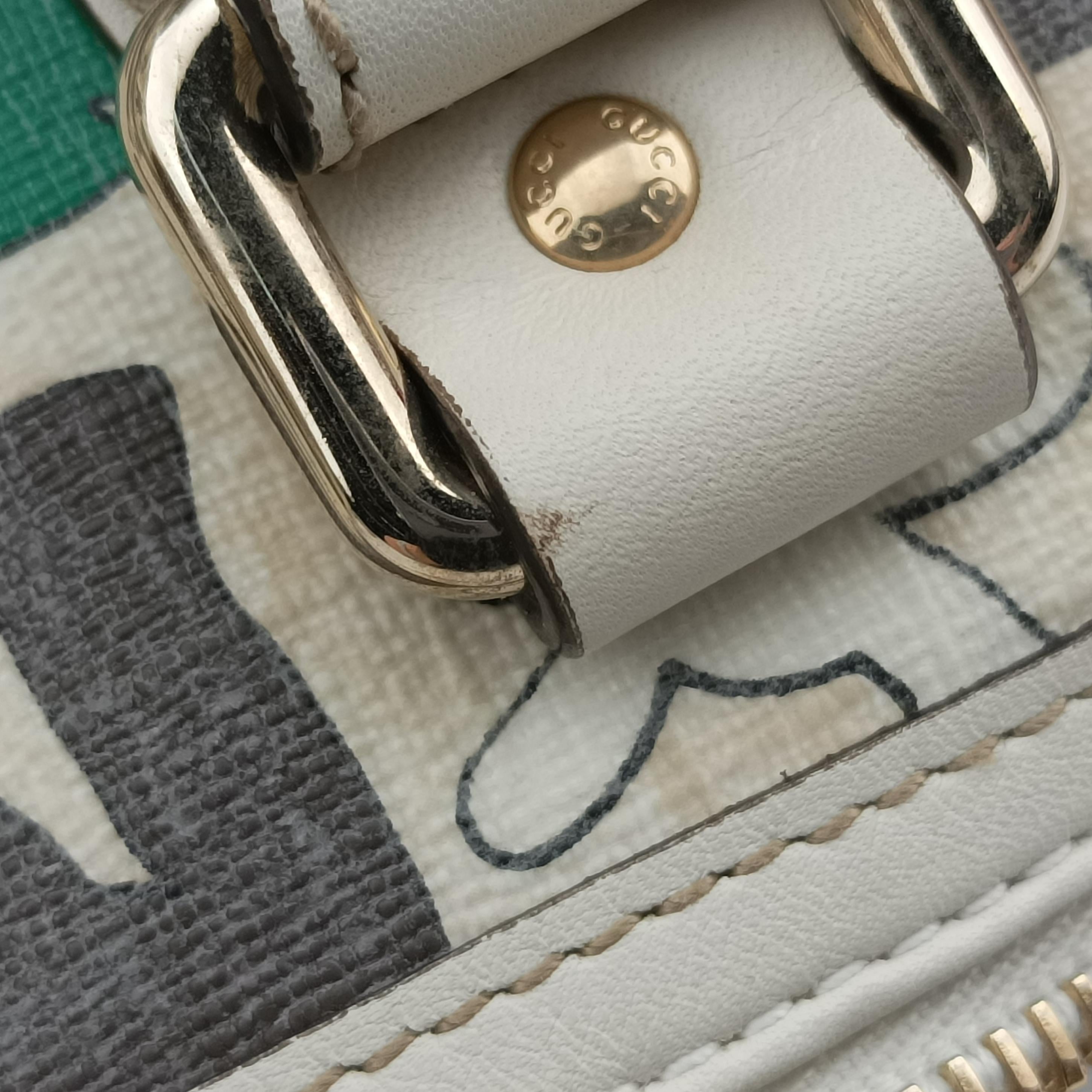 Secondhand Gucci UNICEF Joy white×Multicolour Canvas 189895 handbag | stylenewstar