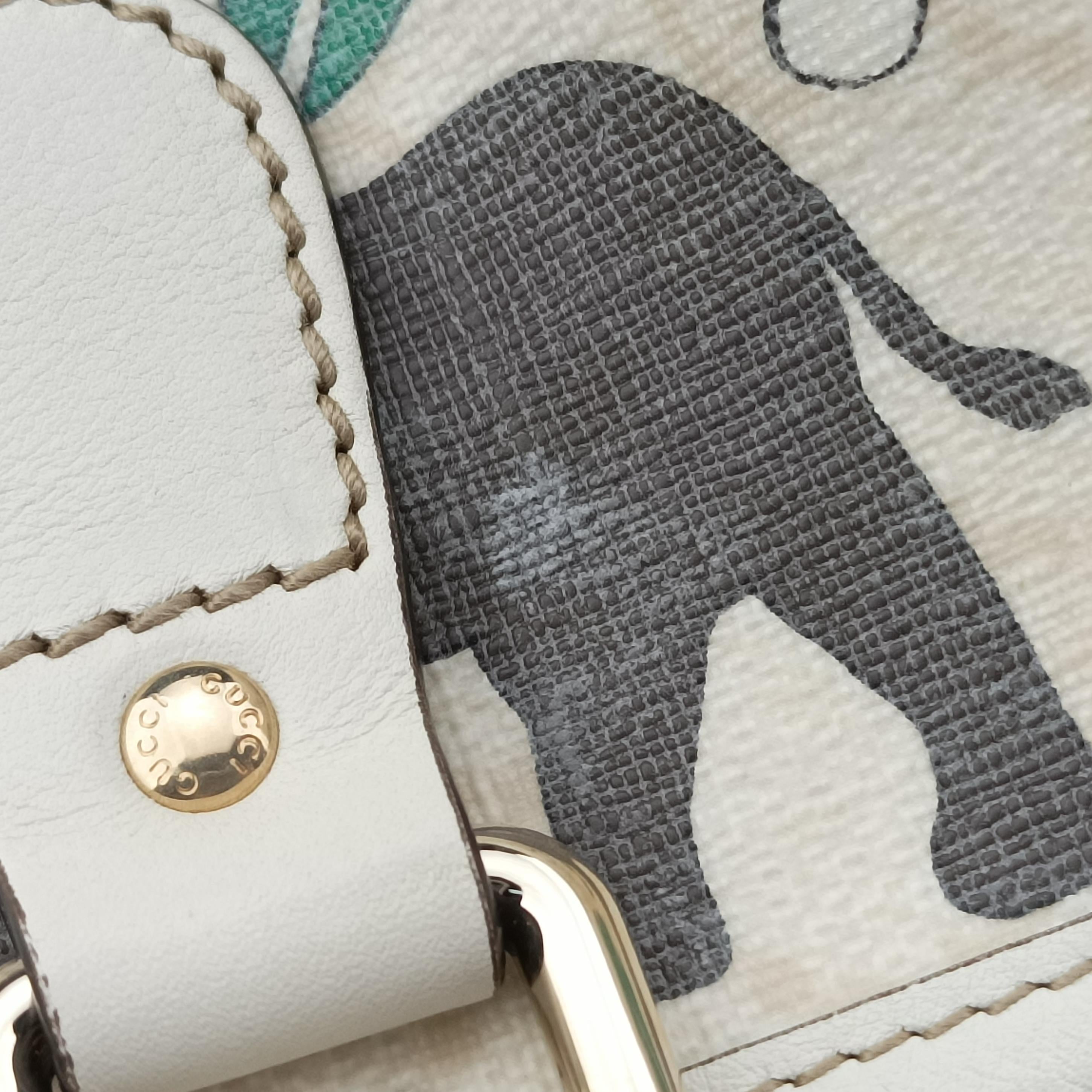 Secondhand Gucci UNICEF Joy white×Multicolour Canvas 189895 handbag | stylenewstar