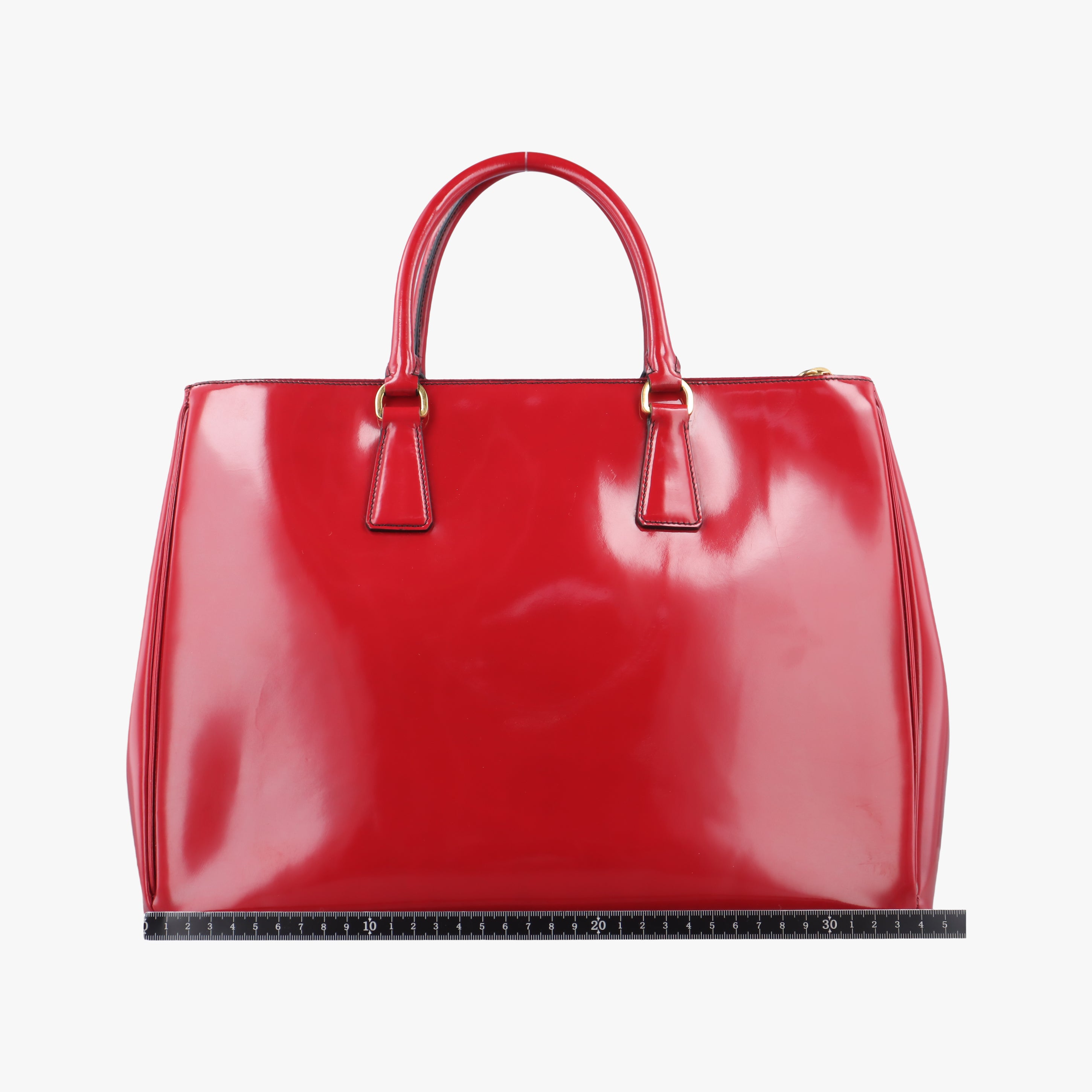 Vintage Prada Galleria Red patent  handbag | stylenewstar