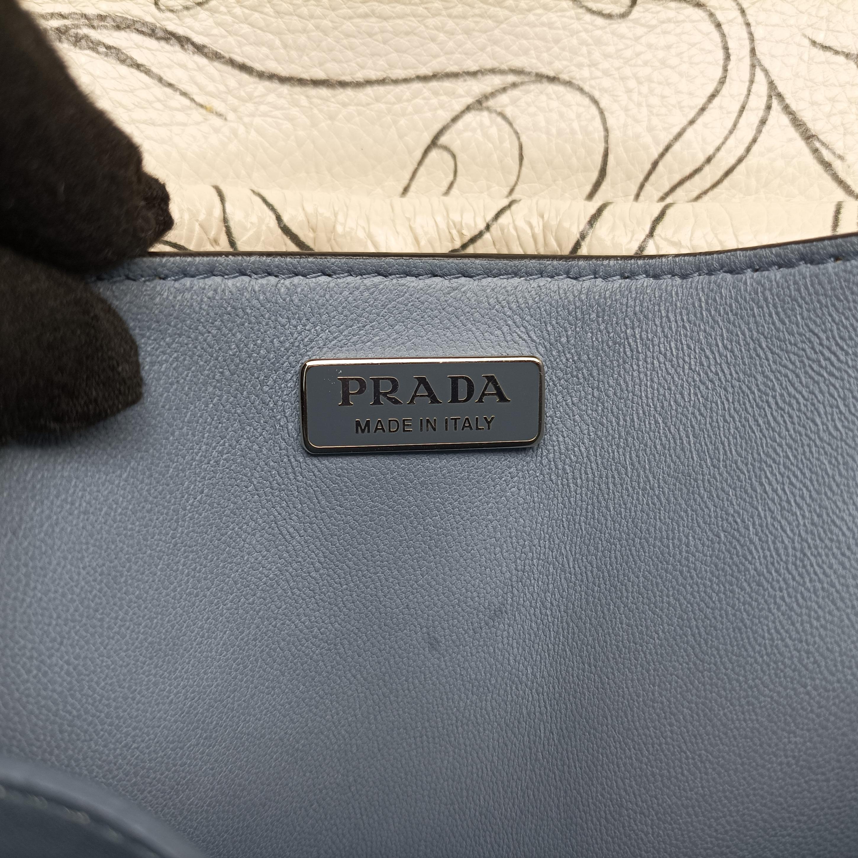 Pre-owned Prada Rabbit print Multicolour Leather  shoulderbag | stylenewstar