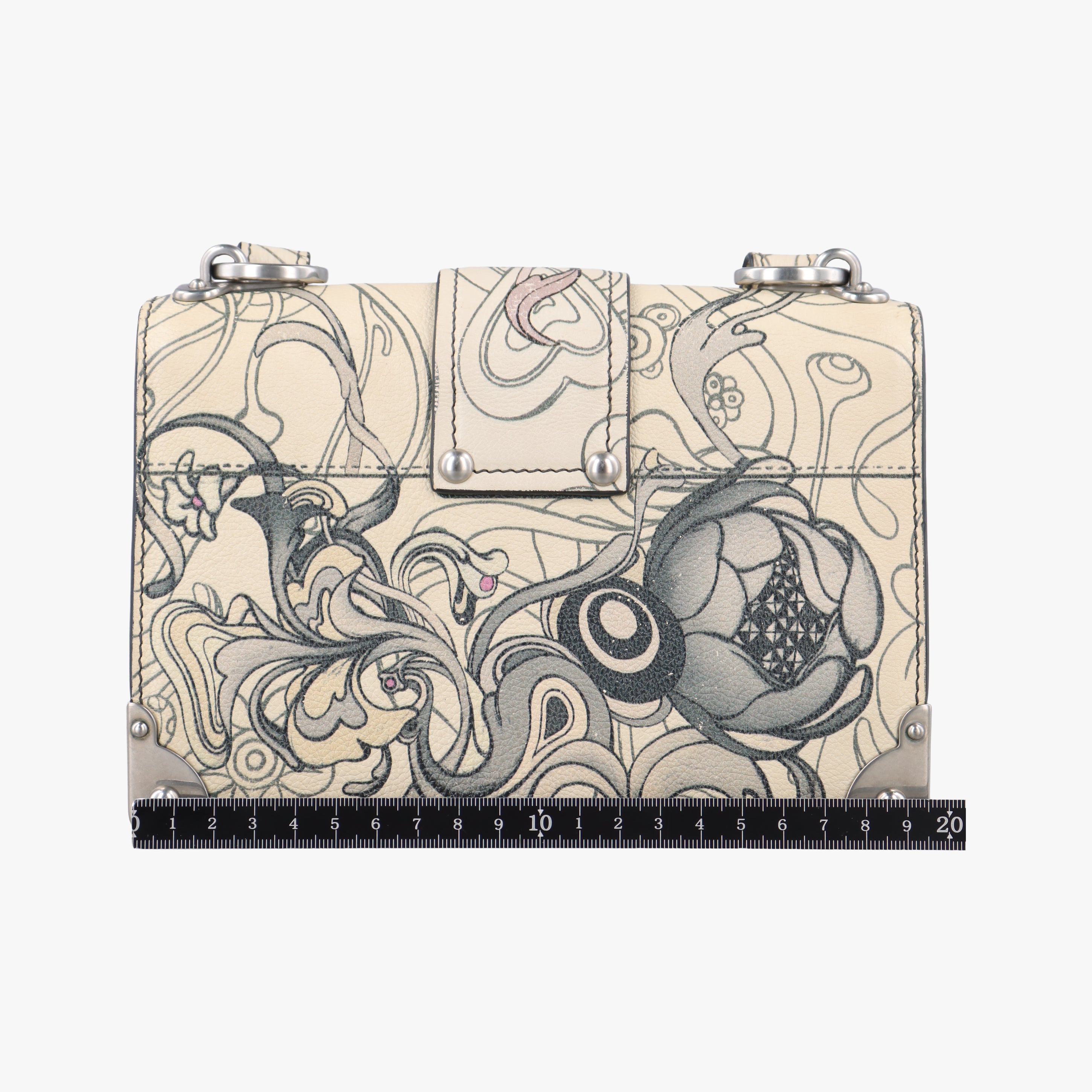 Pre-owned Prada Rabbit print Multicolour Leather  shoulderbag | stylenewstar