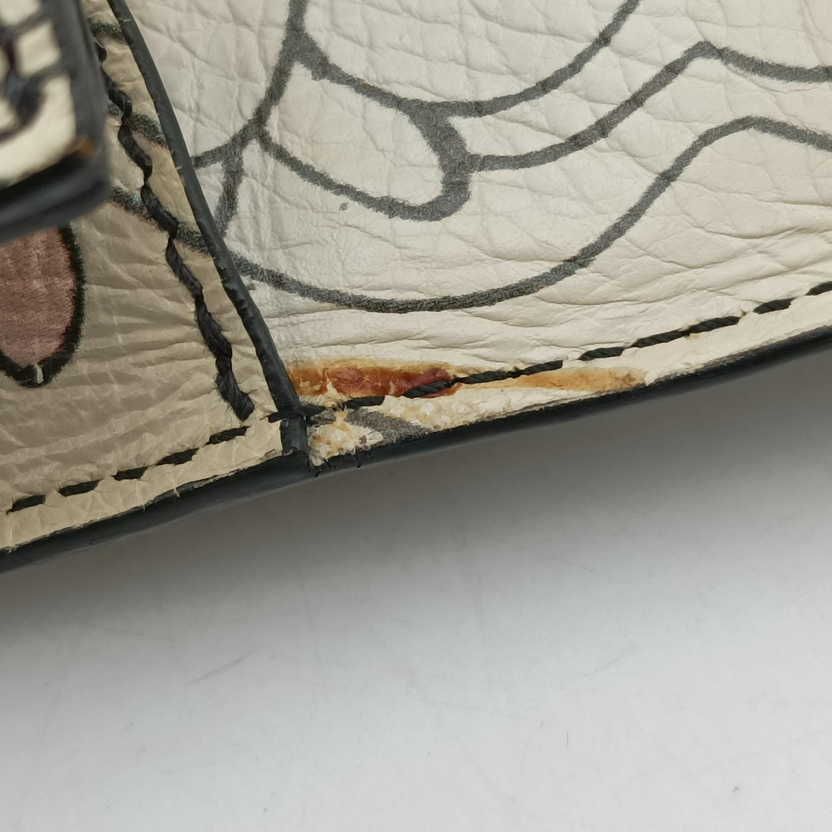 Pre-owned Prada Rabbit print Multicolour Leather  shoulderbag | stylenewstar
