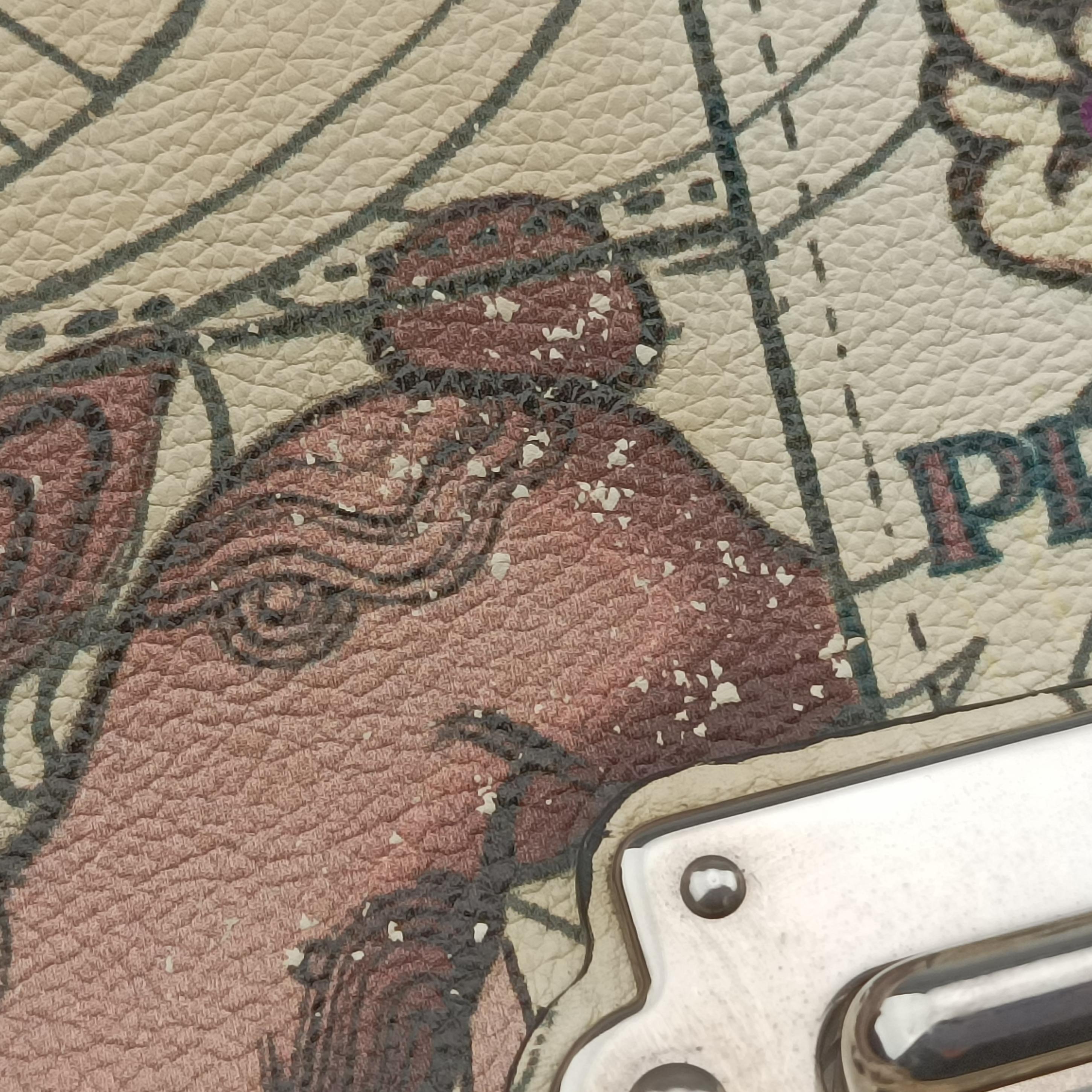 Pre-owned Prada Rabbit print Multicolour Leather  shoulderbag | stylenewstar