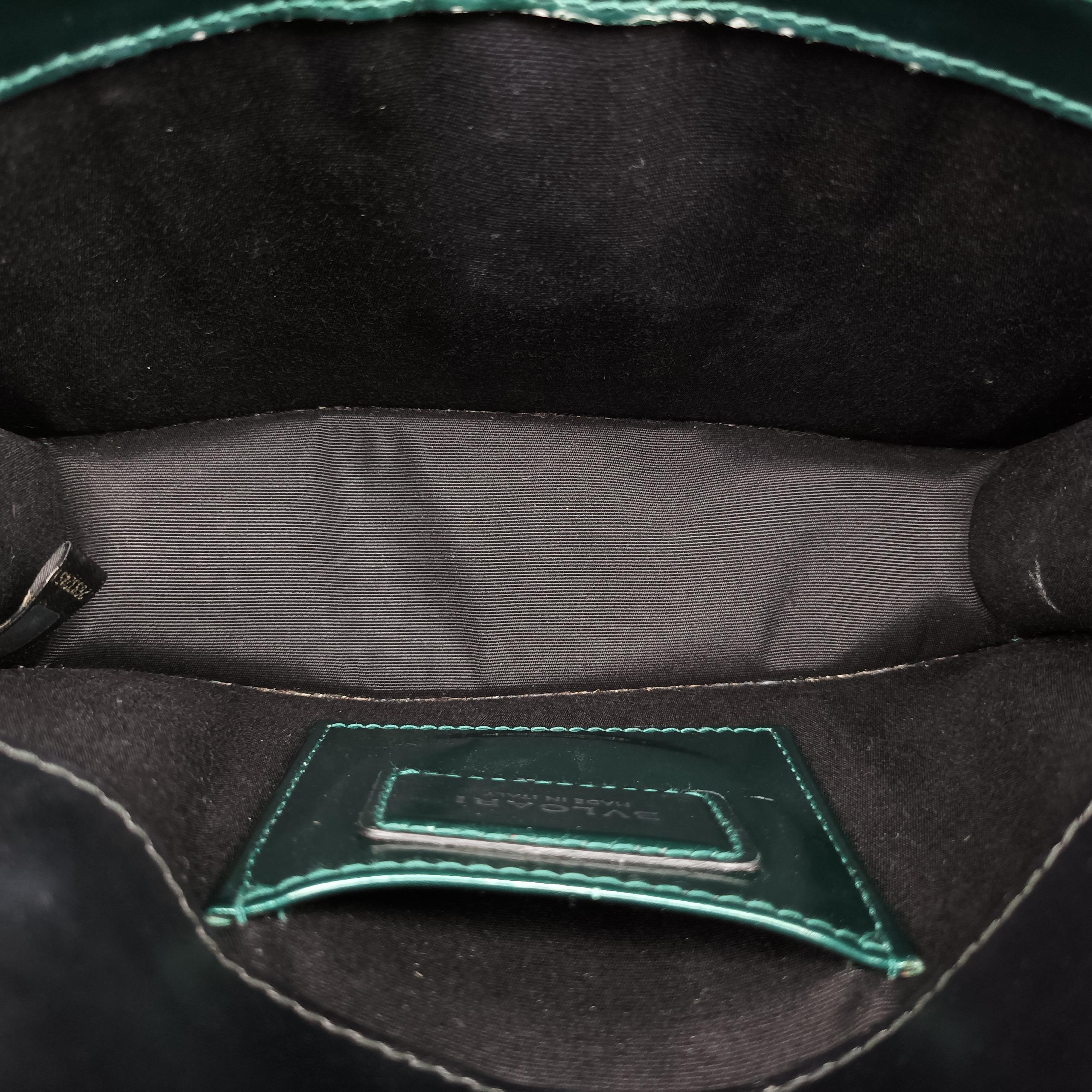 Pre-owned Bvlgari SERPENTI FOREVER Green leather  shoulderbag | stylenewstar