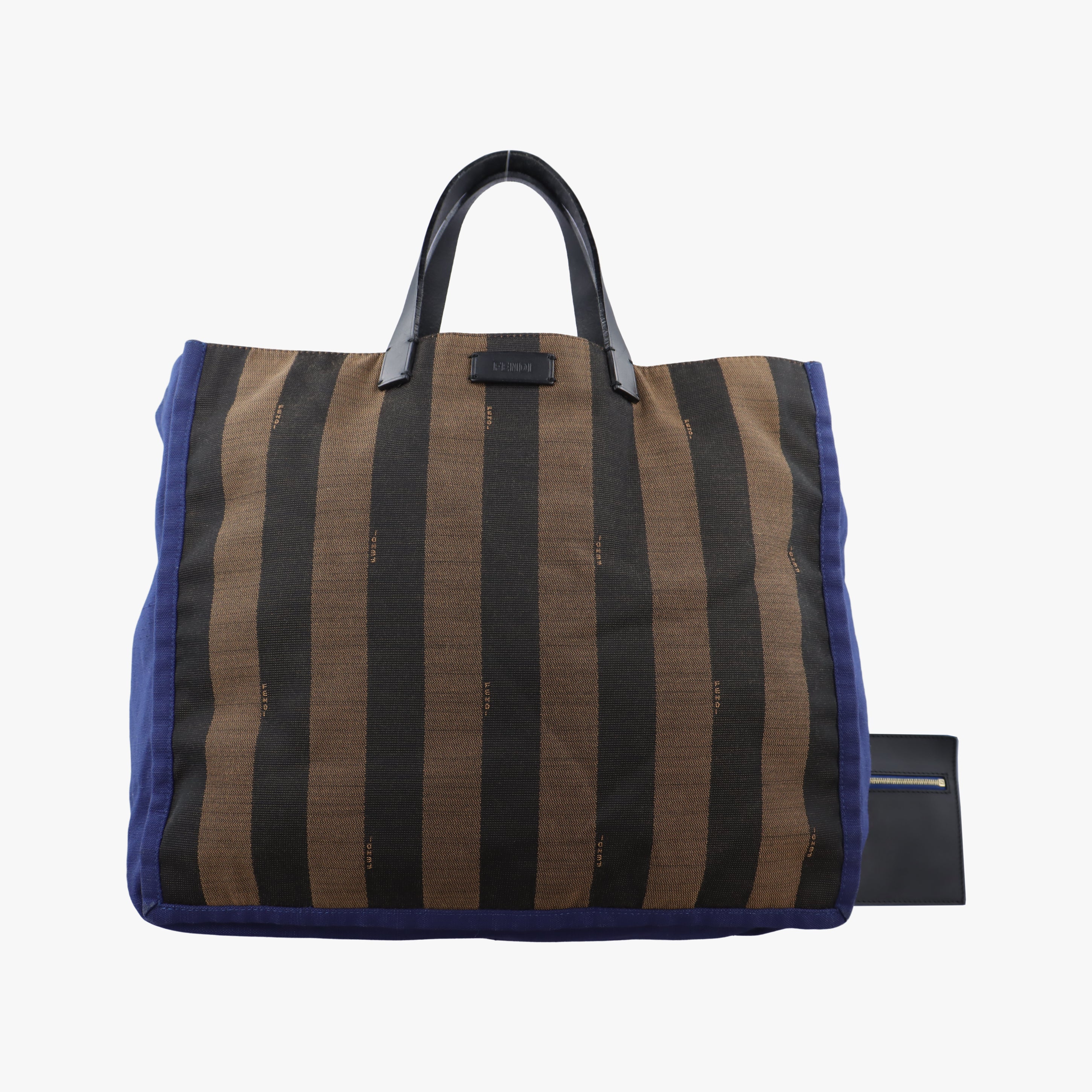 Pre-owned Fendi Pequin Multicolour canvas 8BH235 handbag | stylenewstar