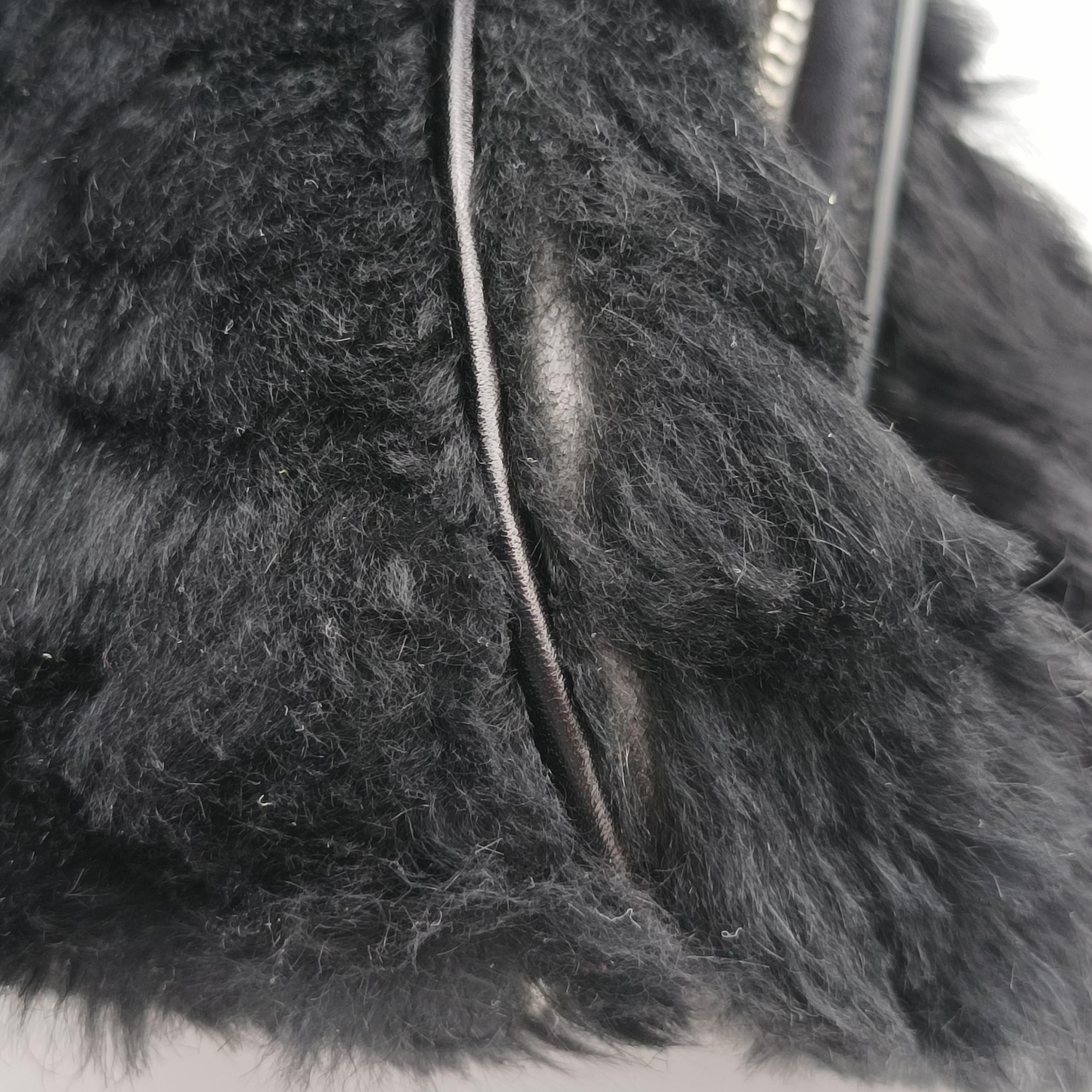 Pre-owned Christian Dior Diorissimo Black mink fur  handbag | stylenewstar