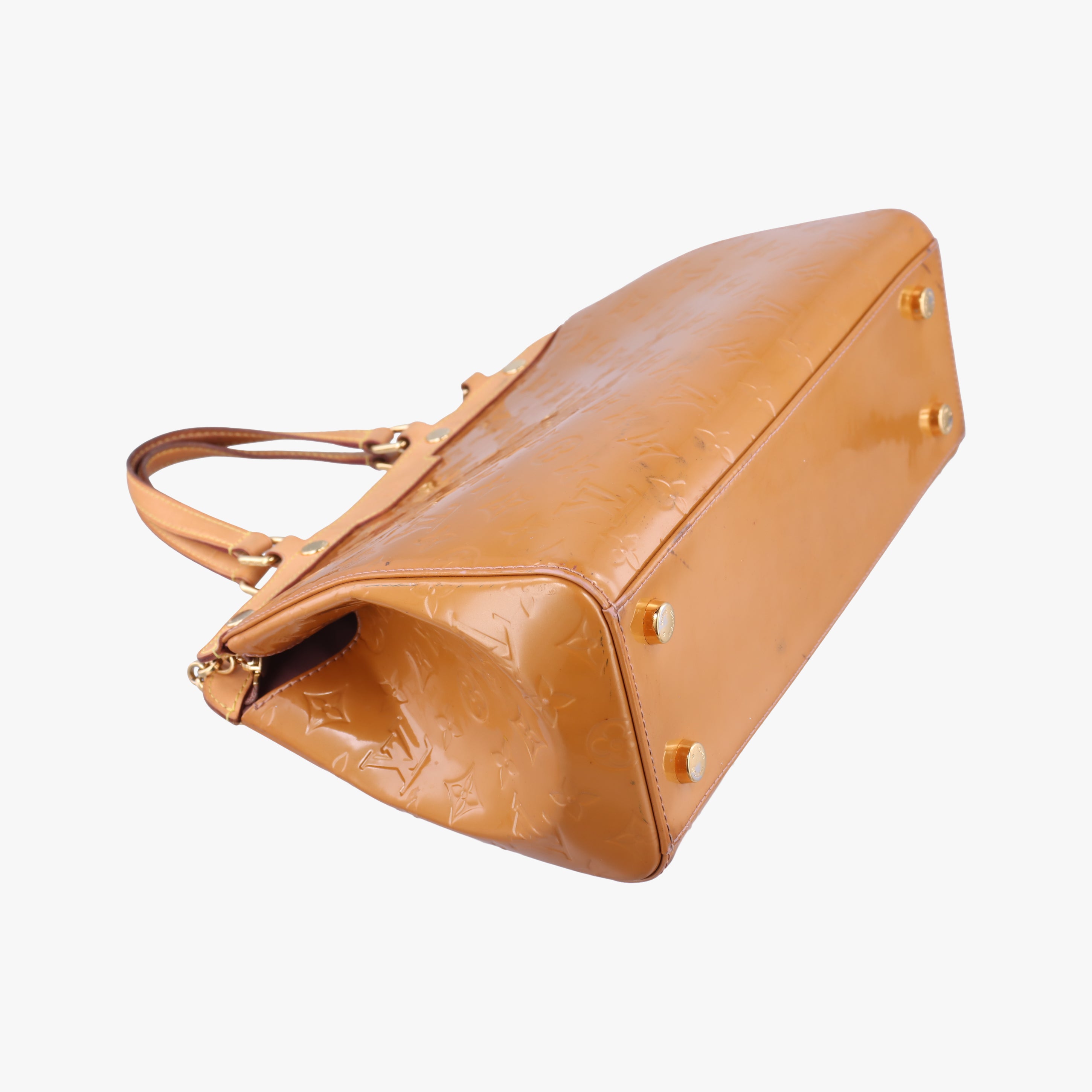 Pre-owned Louis Vuitton Brea MM ROSE VELOURS Vernis M91588 shoulderbag | stylenewstar