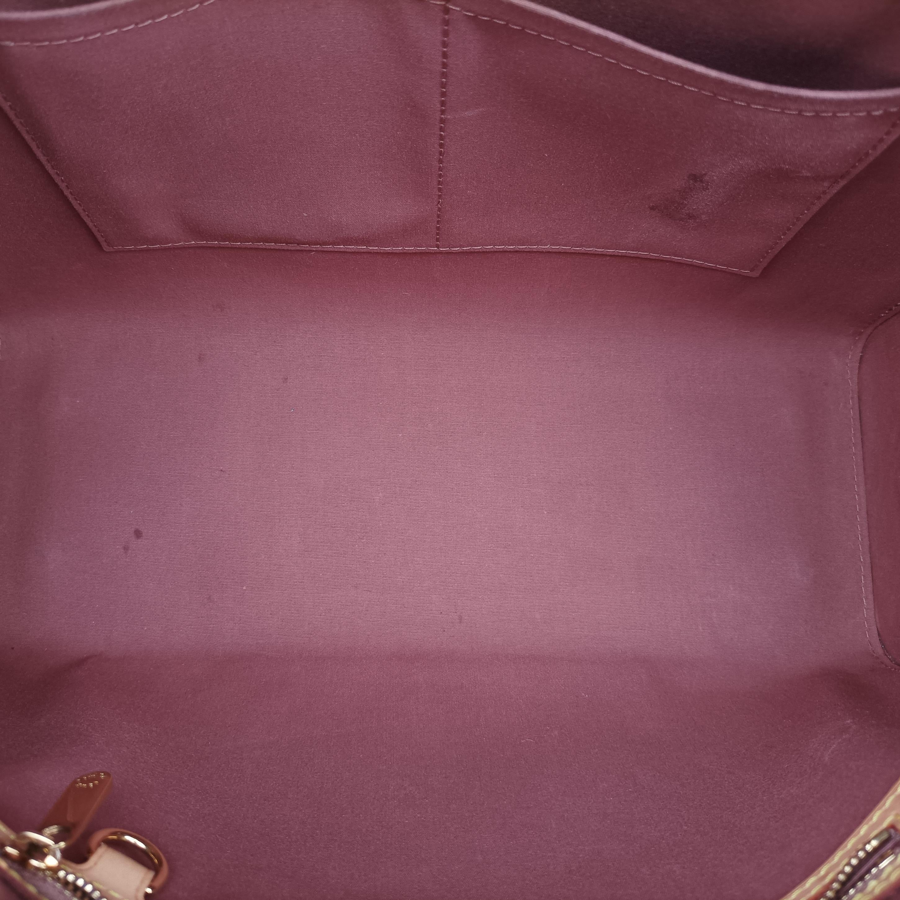 Pre-owned Louis Vuitton Brea MM ROSE VELOURS Vernis M91588 shoulderbag | stylenewstar