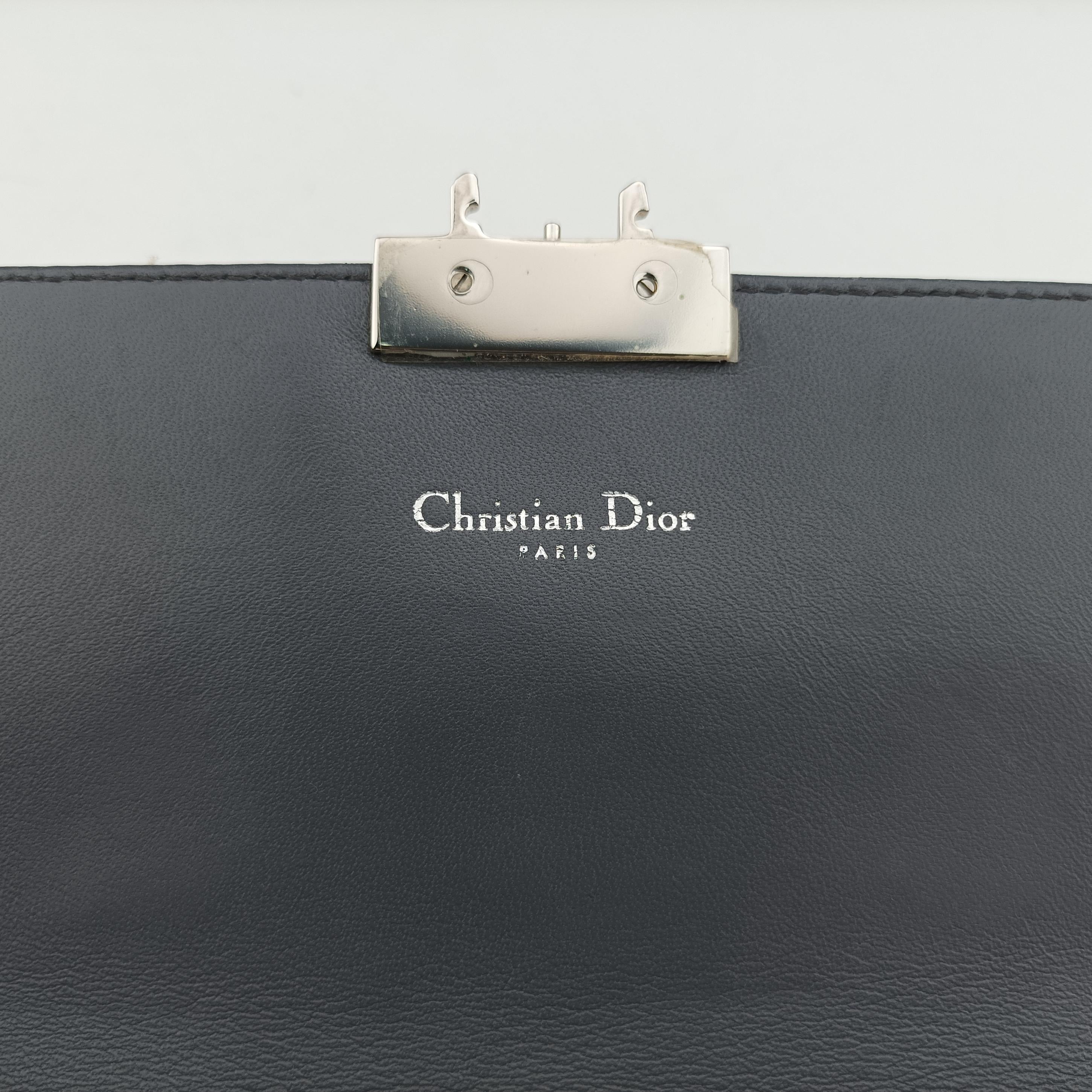 Pre-owned Christian Dior Miss Dior Golden Leather  shoulderbag | stylenewstar