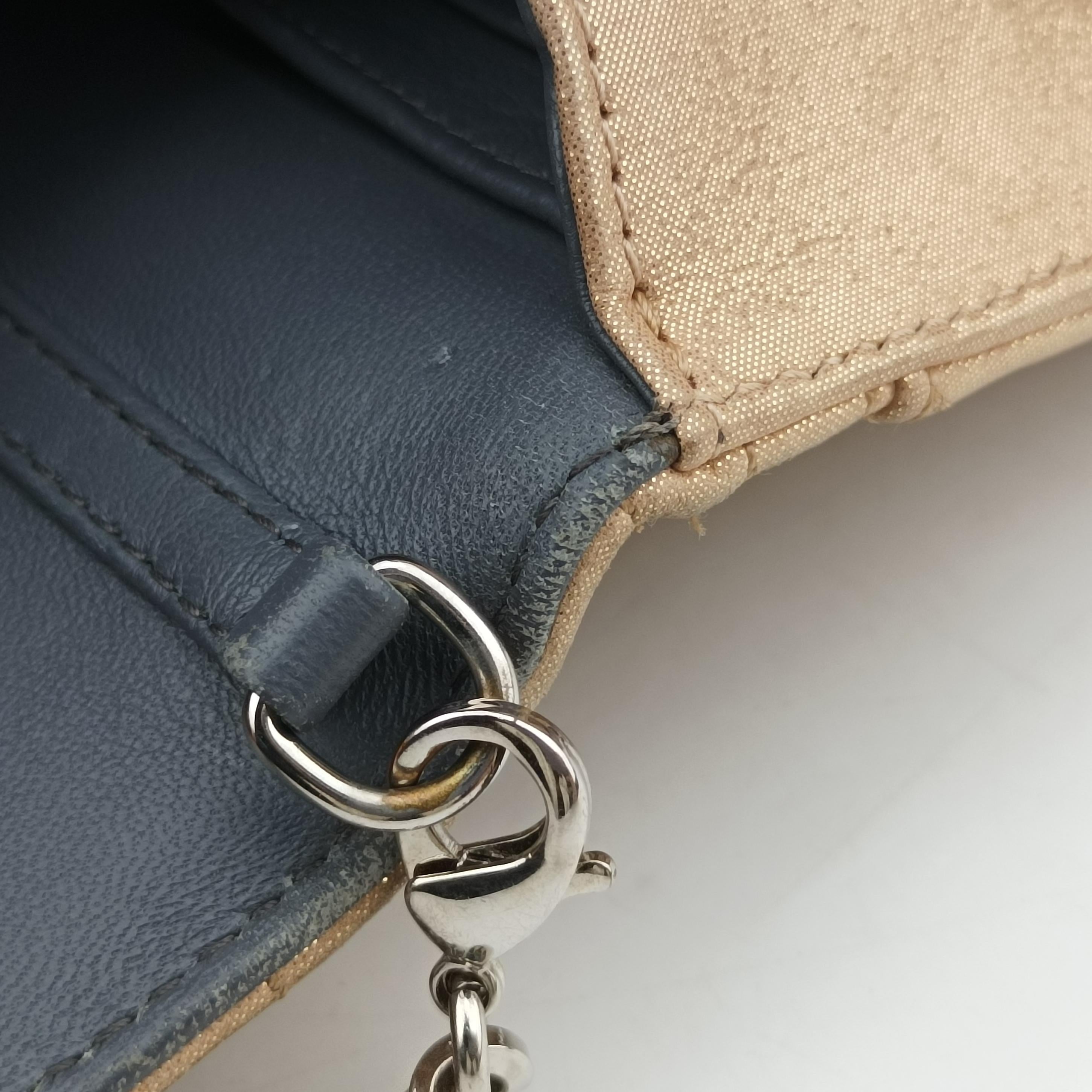 Pre-owned Christian Dior Miss Dior Golden Leather  shoulderbag | stylenewstar