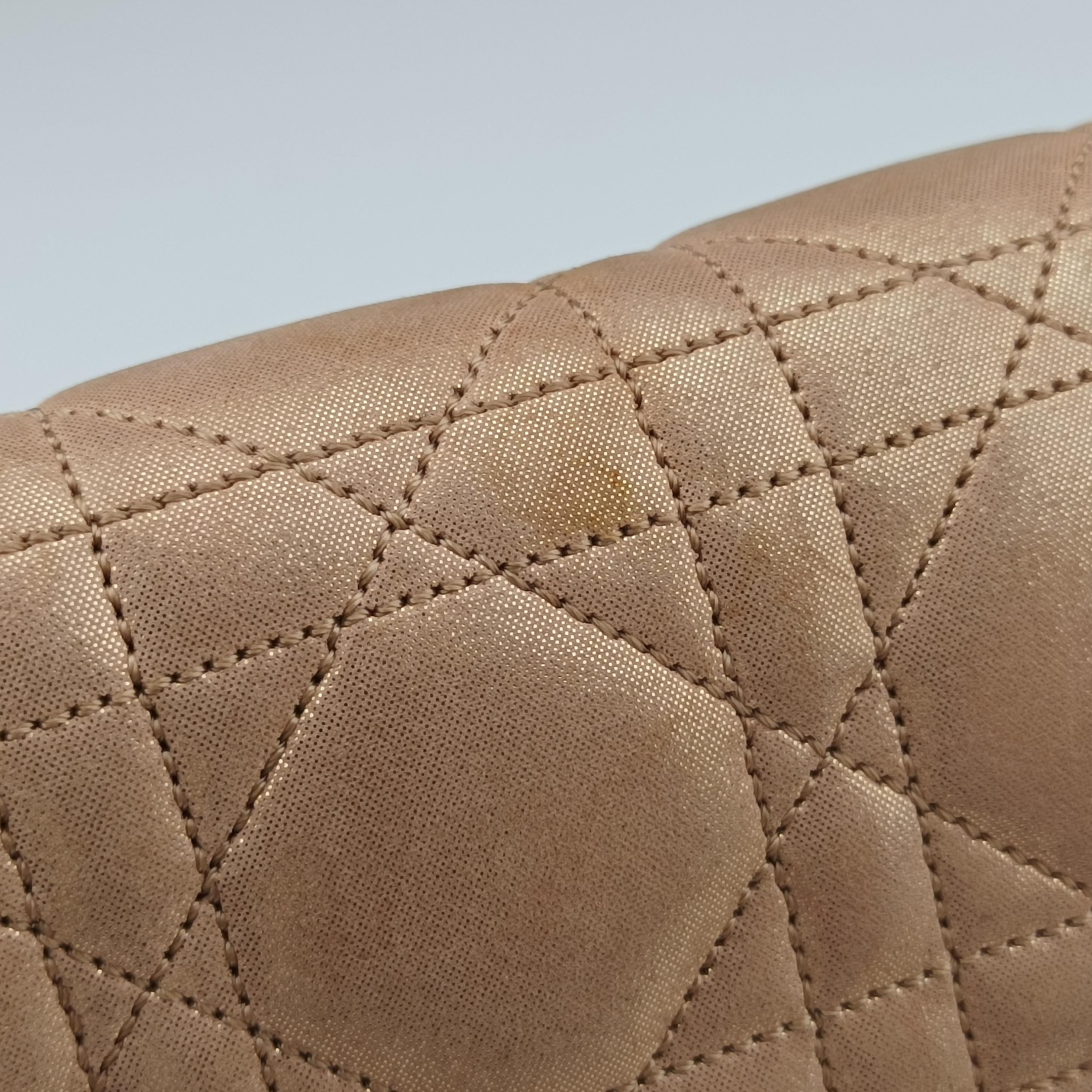 Pre-owned Christian Dior Miss Dior Golden Leather  shoulderbag | stylenewstar
